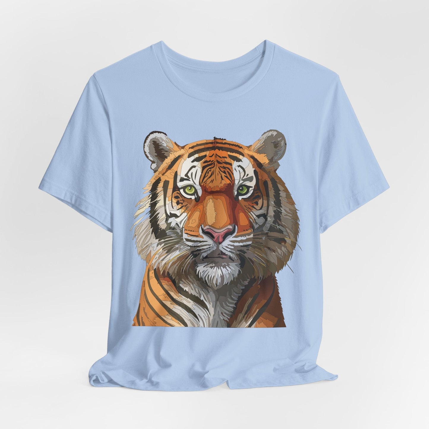 Unisex Animal Art Design Tee Shirt Wild Animals Graphic Tee Softstyle Gildan 64000