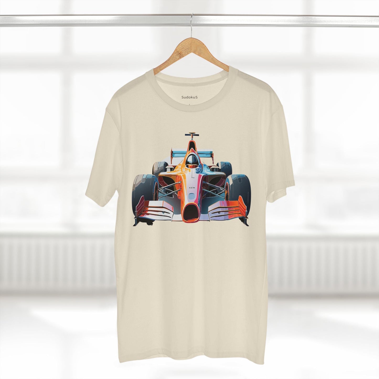 Car Graphic Unisex 100 Cotton Staple Tee 8