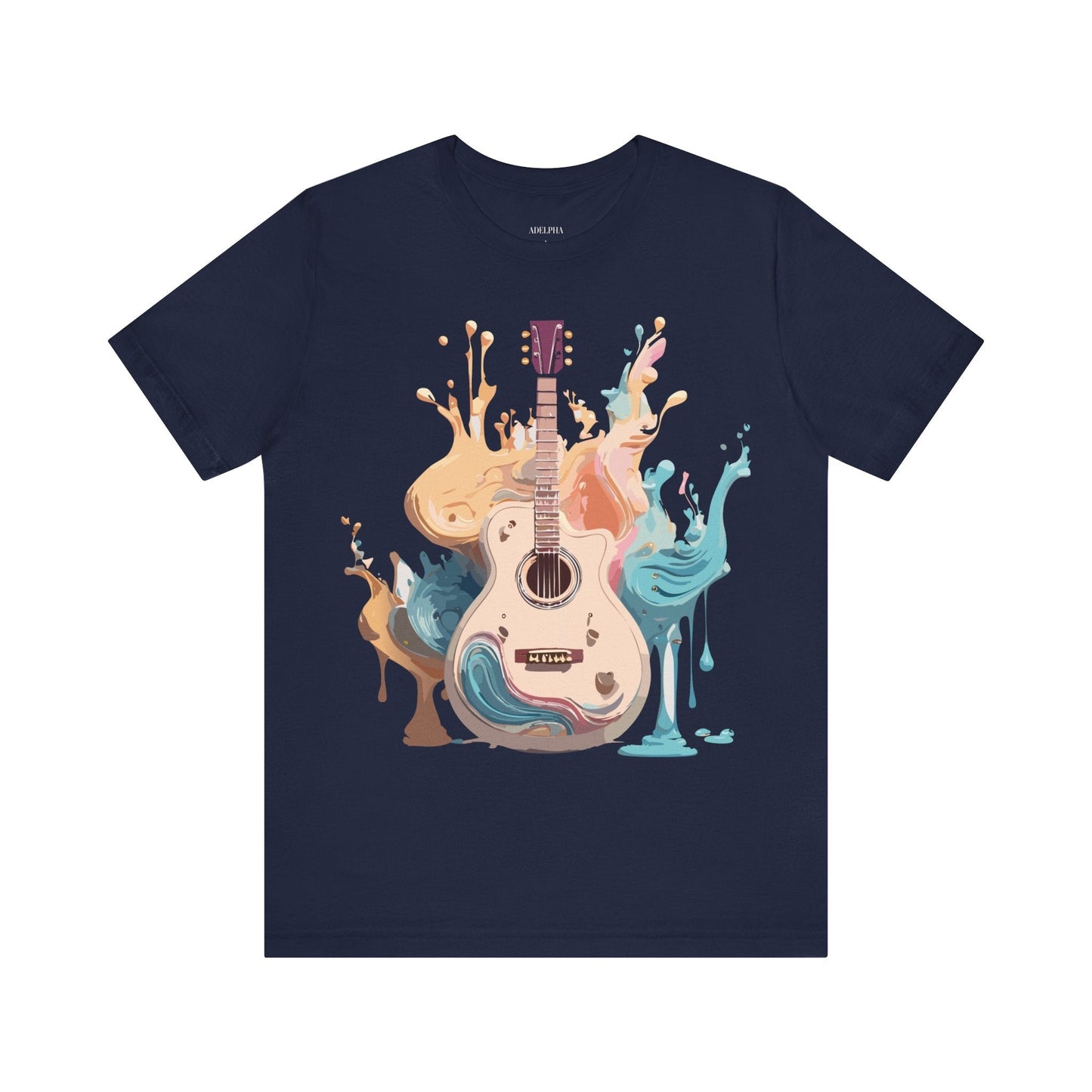 Music Graphic Unisex 100 Cotton Vintage Art with Musical Elements Tee 67