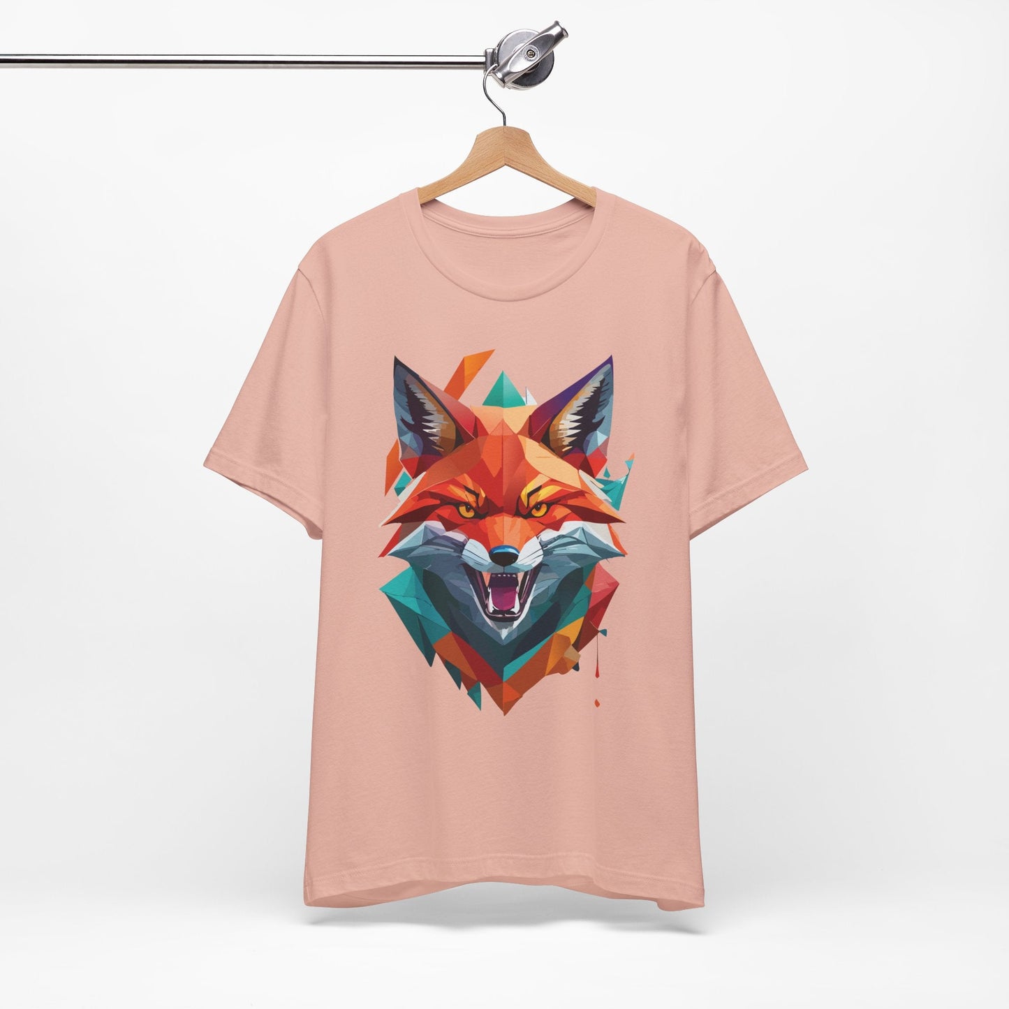 Unisex Animal Print Tee Shirt With Wild Animals Art Design For Men Women Soft Cotton