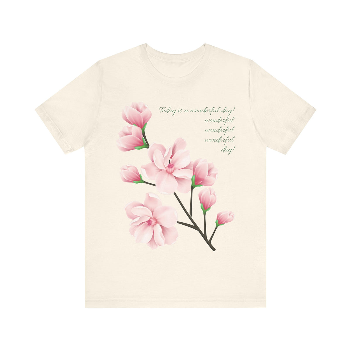 Floral Graphic Tee Shirt - Bella+Canvas Unisex 100 Cotton 55