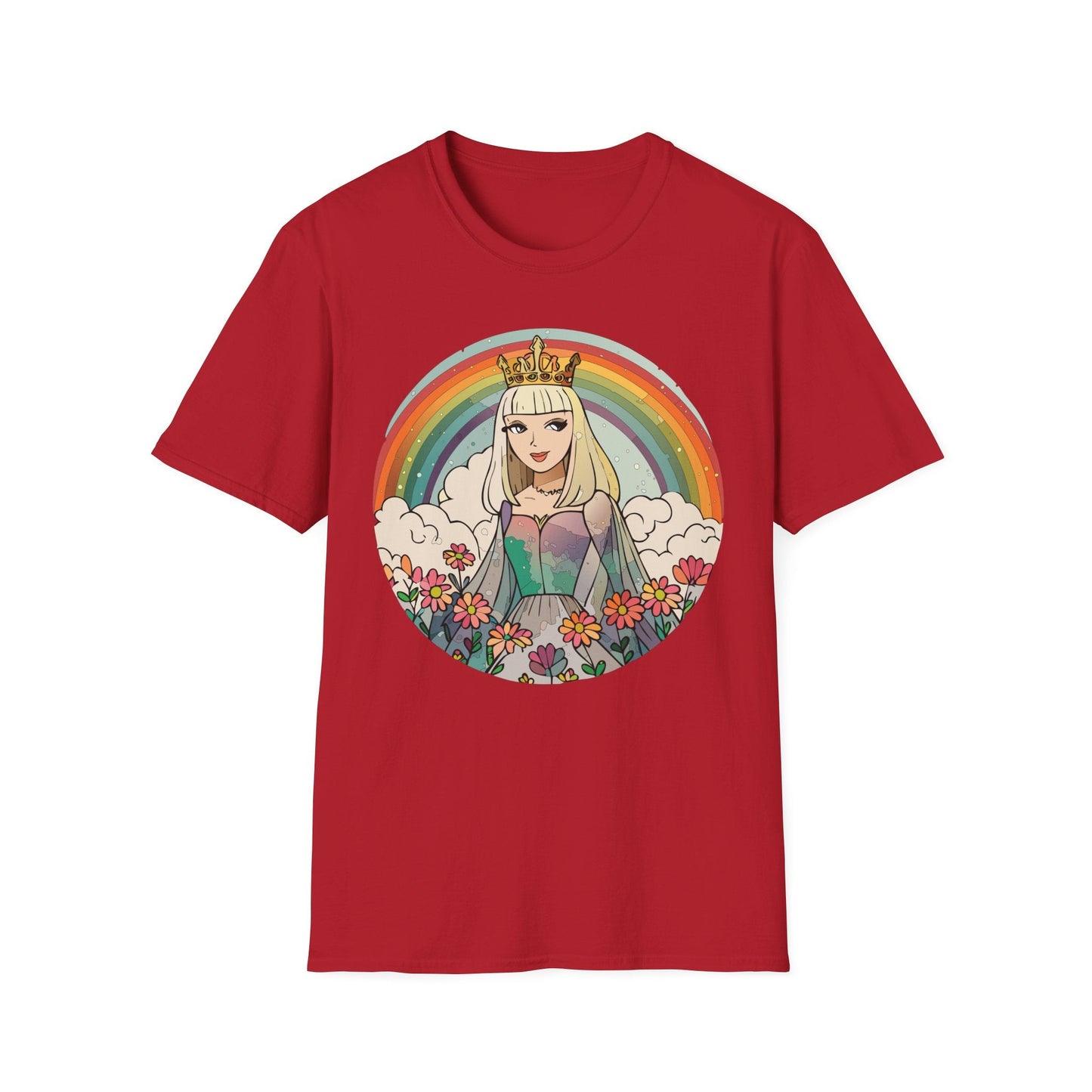 Womens Graphic T Shirt Art Design Tee Softstyle 100 Percent Ring Spun Cotton Comfort