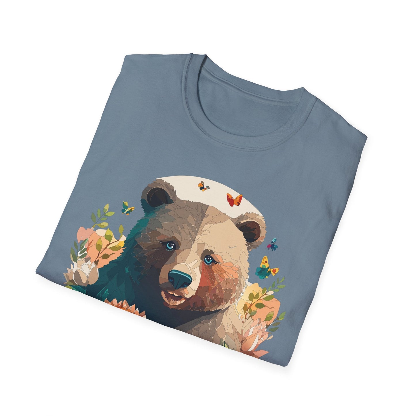 Bear T Shirt Unisex Teddy Bear Shirt Softstyle 100 Percent Ring Spun Cotton Tee Essentials