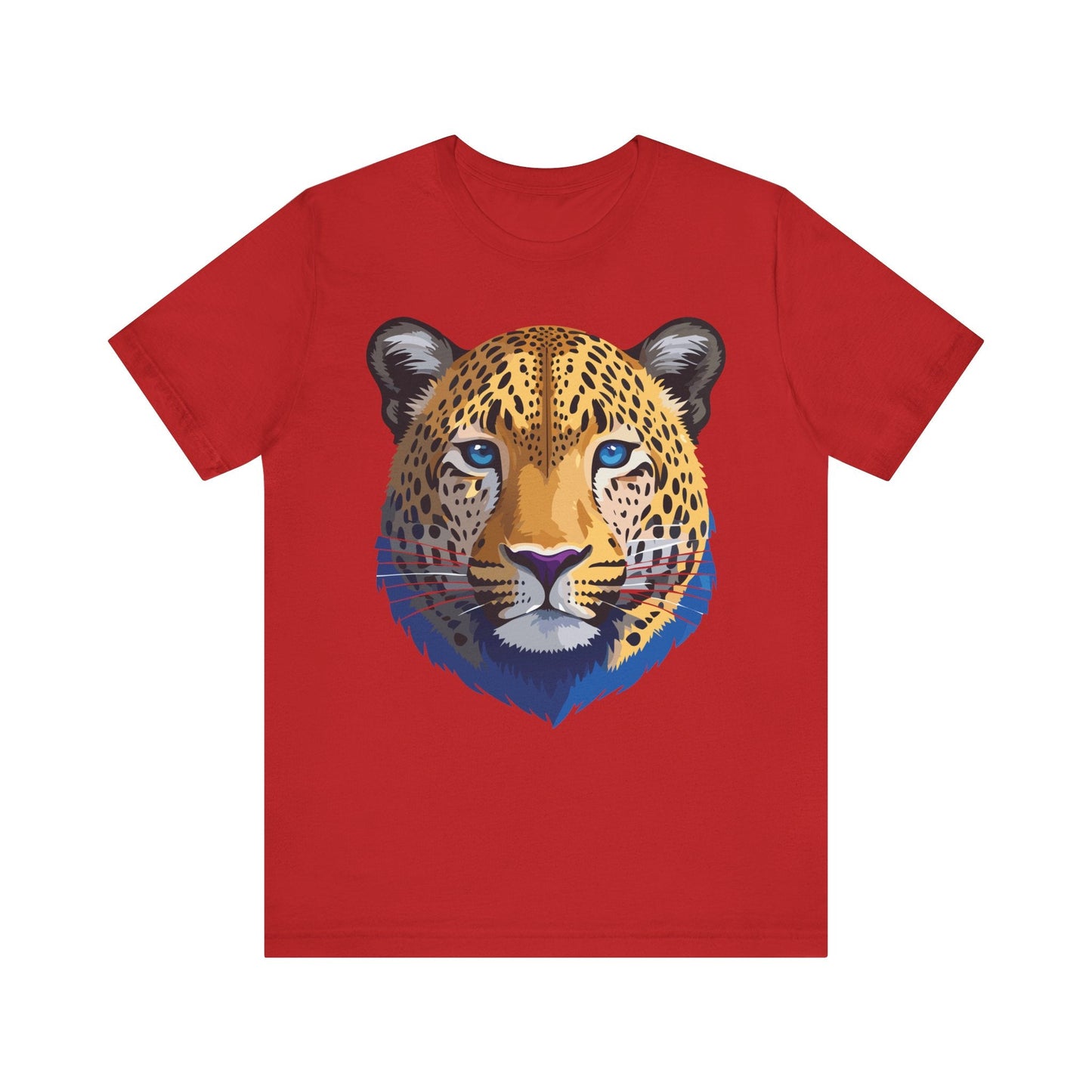 Unisex Animal Graphic Tee Shirt With Wildlife Art Design For Everyday Comfort Short Sleeve
