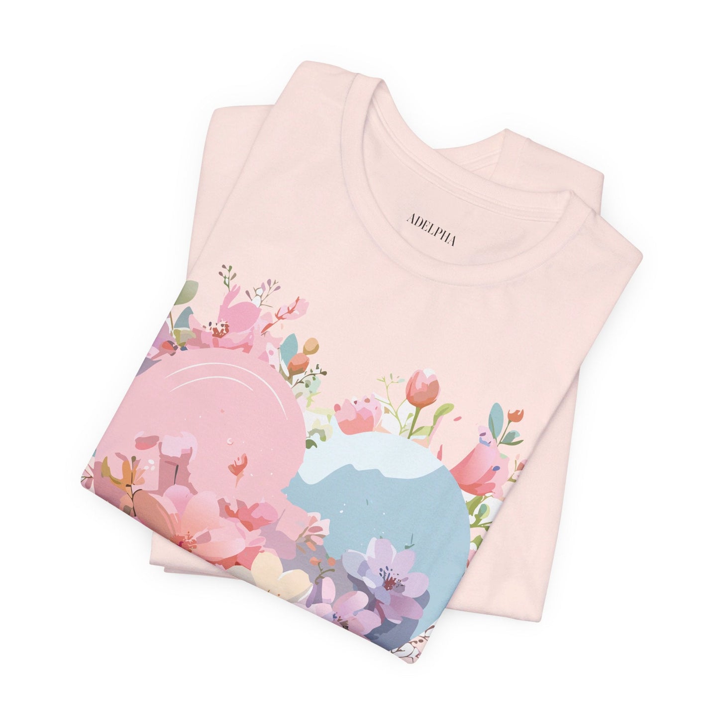 Valentine Day Graphic Unisex 100 Cotton Vintage Artwork with Love and Flower Design Tee 31