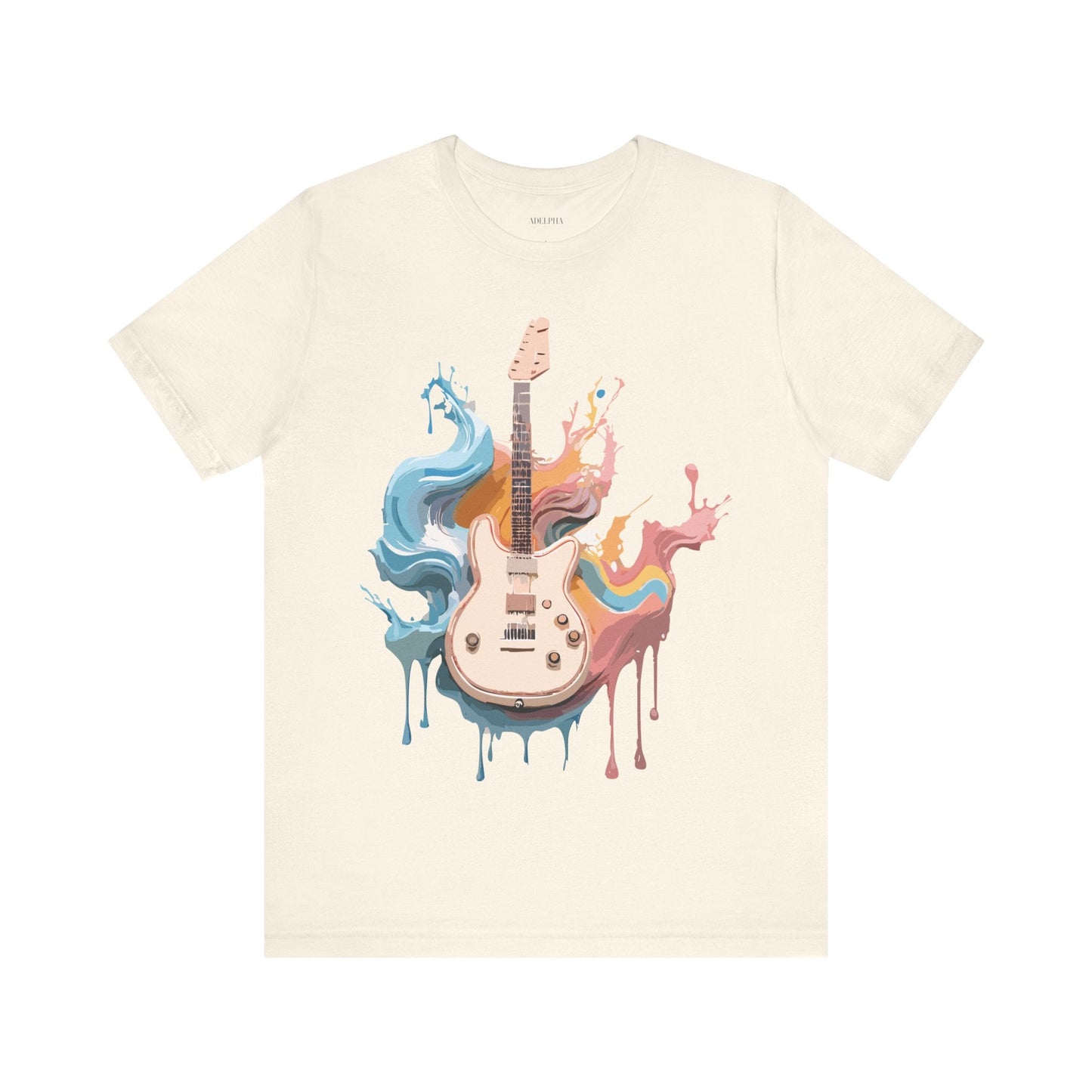 Music T Shirt Unisex Graphic Tee Featuring Original Adelpha Artwork Vintage Inspired Design