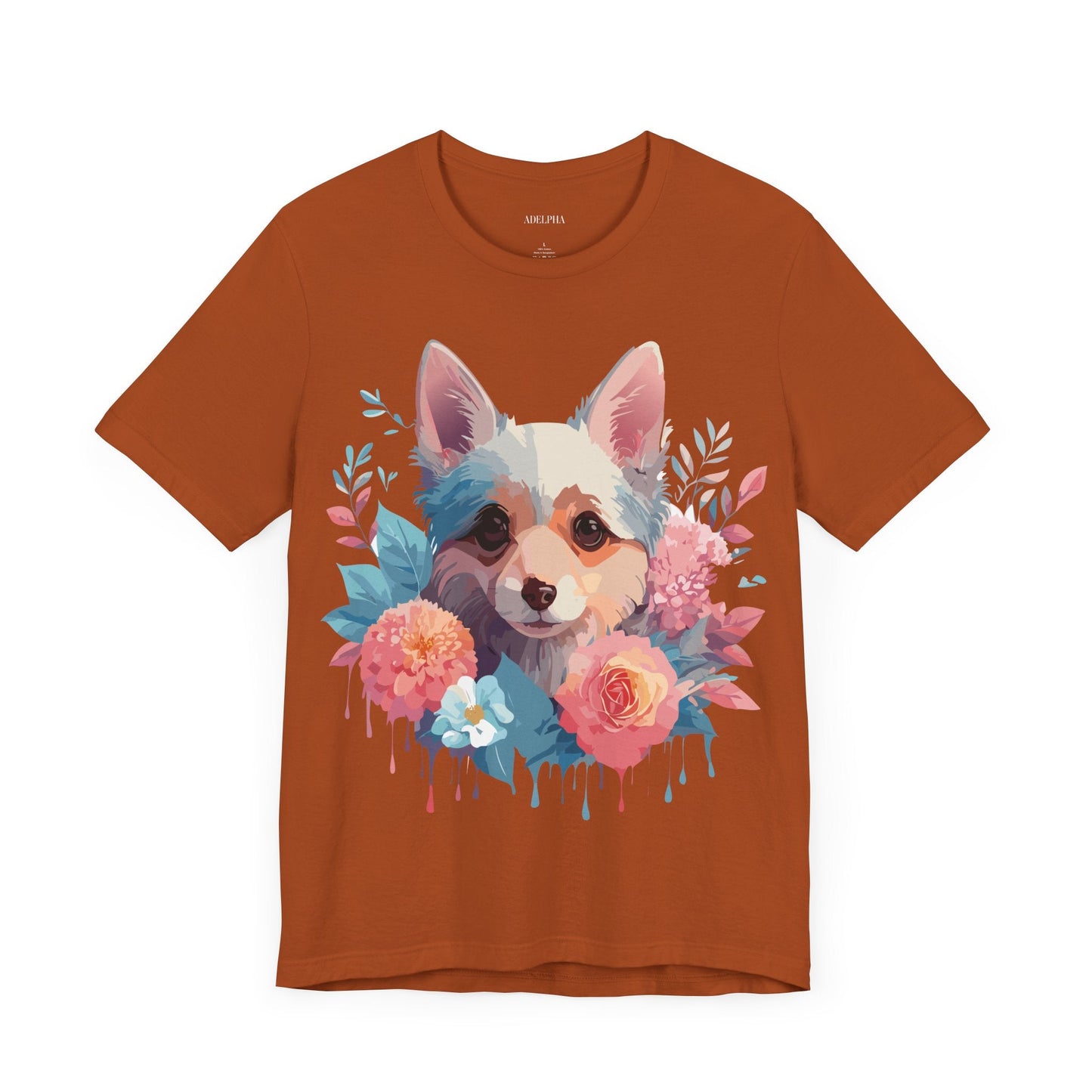 Dog Graphic Tee Unisex Short Sleeve Premium Vintage Inspired Artwork From Adelpha