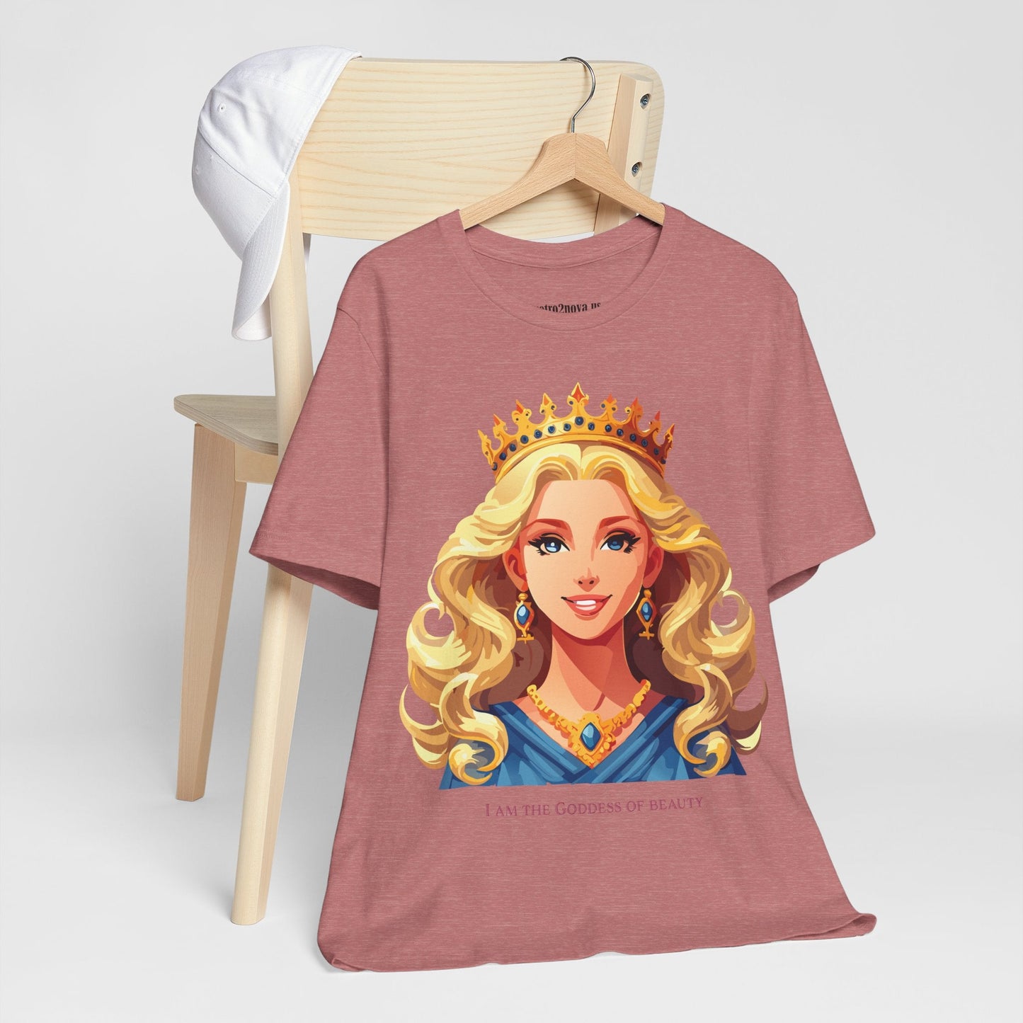 Goddess Shirt Graphic Tee Unisex Cotton Short Sleeve With Original Retro2Nova Art