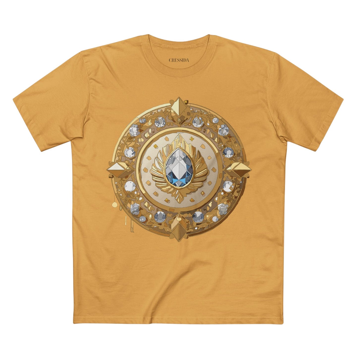 Medallion Graphic T-Shirt Unisex 100 Cotton With Gold Art Design Medal Tee 26