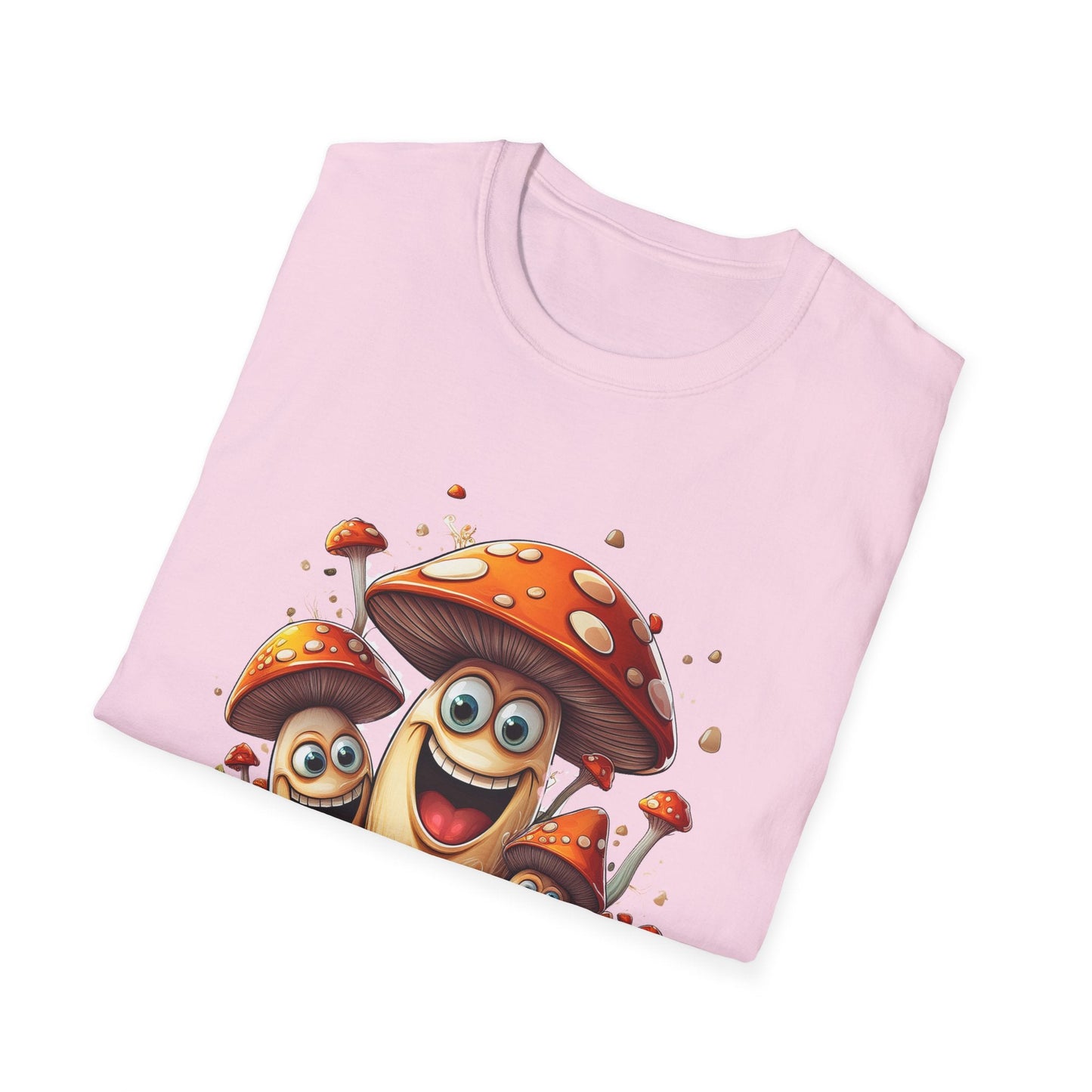 Mashroom Tee Shirt Unisex Funny Mashroom Design Softstyle 100 Percent Cotton Gildan
