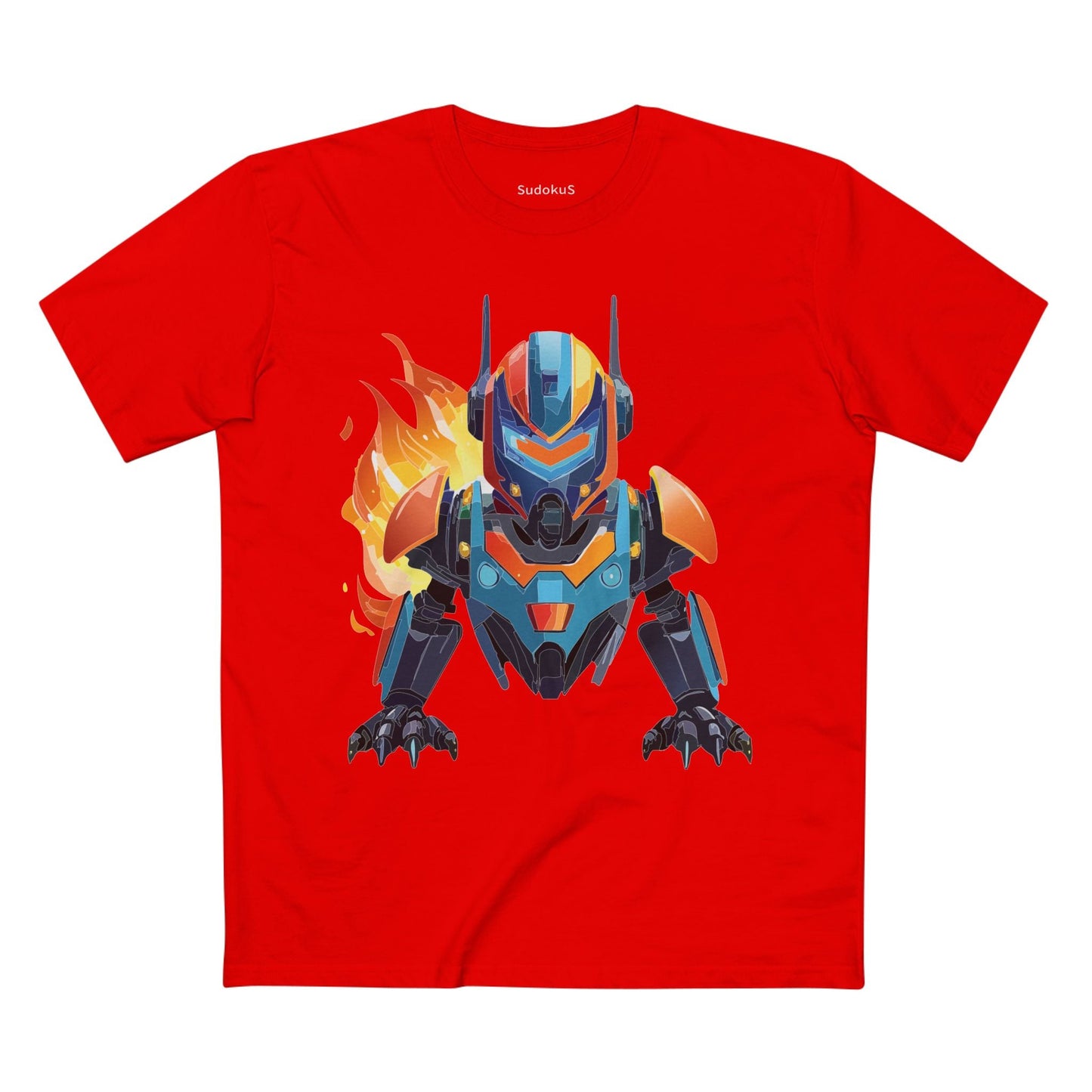 Cyborg Robot Graphic Unisex 100 Cotton Staple Tee 11