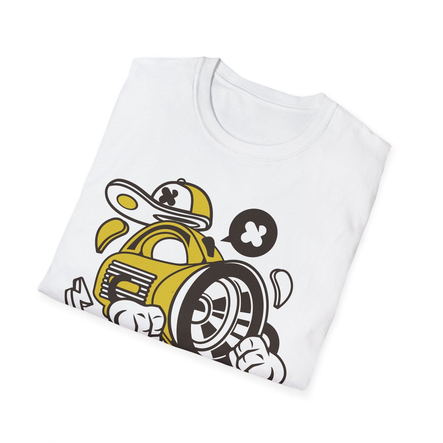 Cartoon T Shirt Animation Tee Funny Tee Unisex Softstyle Cotton Tee Gildan 64000