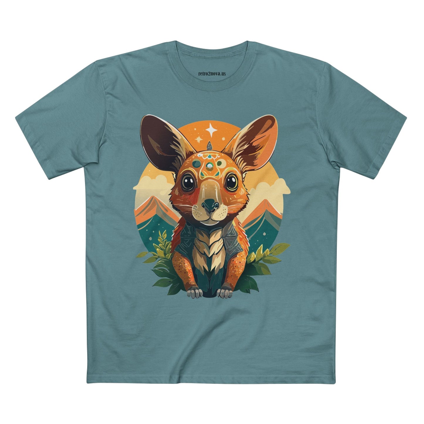 Rabbit Animals Shirt Unisex Premium Cotton Tee With Original Art Design From Retro2Nova Collection Premium Art Apparel