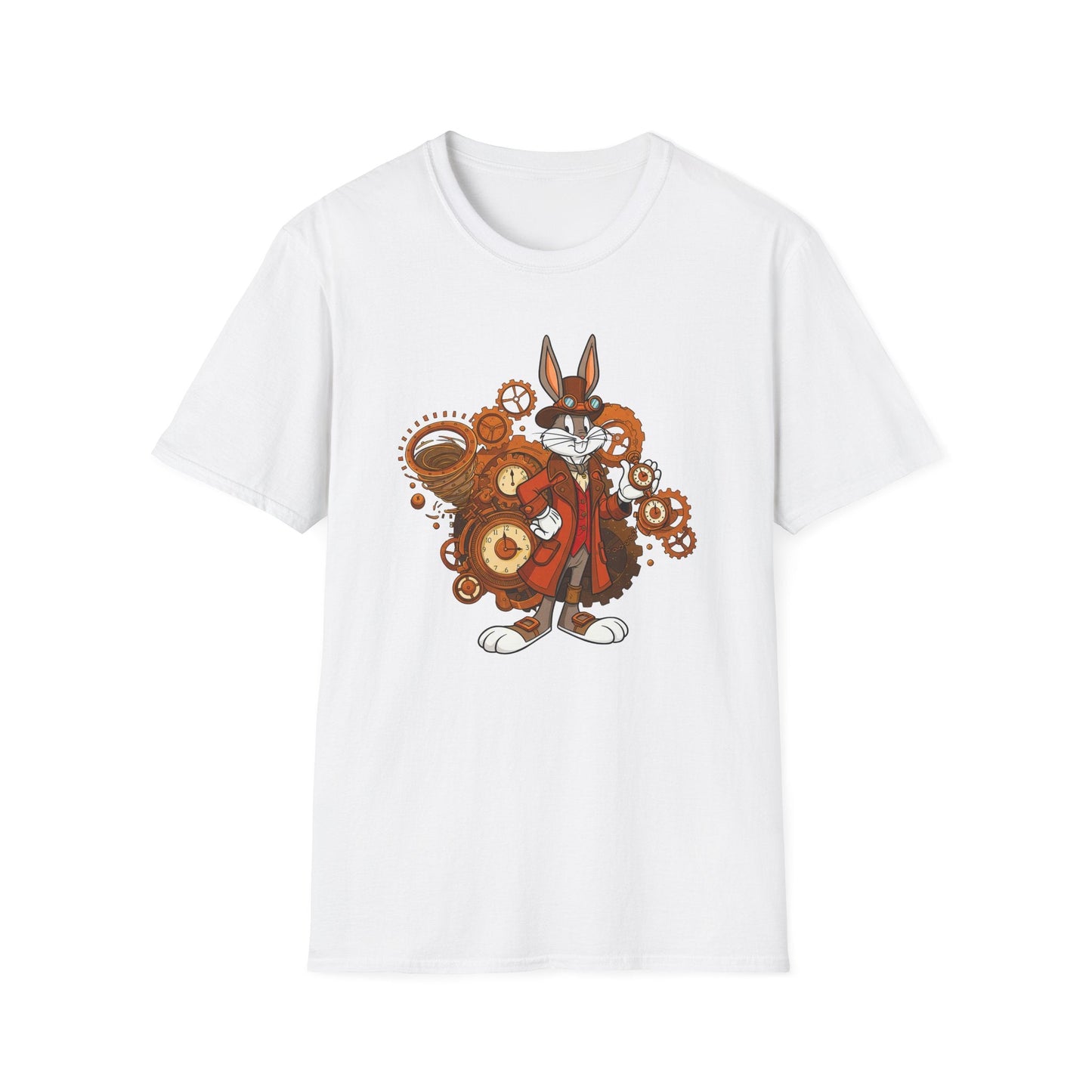 Bugs Bunny T Shirt Cartoon Tee Unisex Softstyle 100 Percent Cotton Gildan 64000 Tee