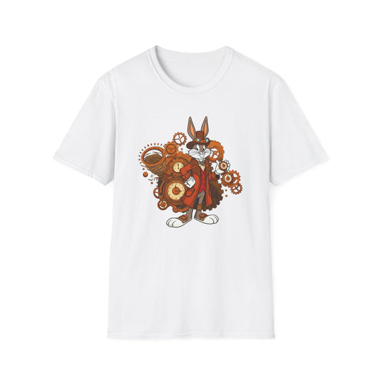 Cartoon Bunny Graphic Unisex Cotton Animal Animation Artwork Design Tee 40
