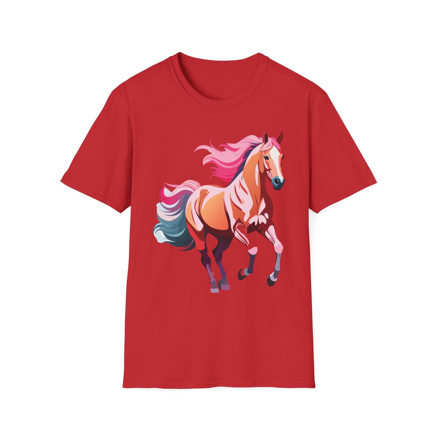 Horse Shirt Gildan Softstyle Tee Unisex 100 Percent Ring Spun Cotton