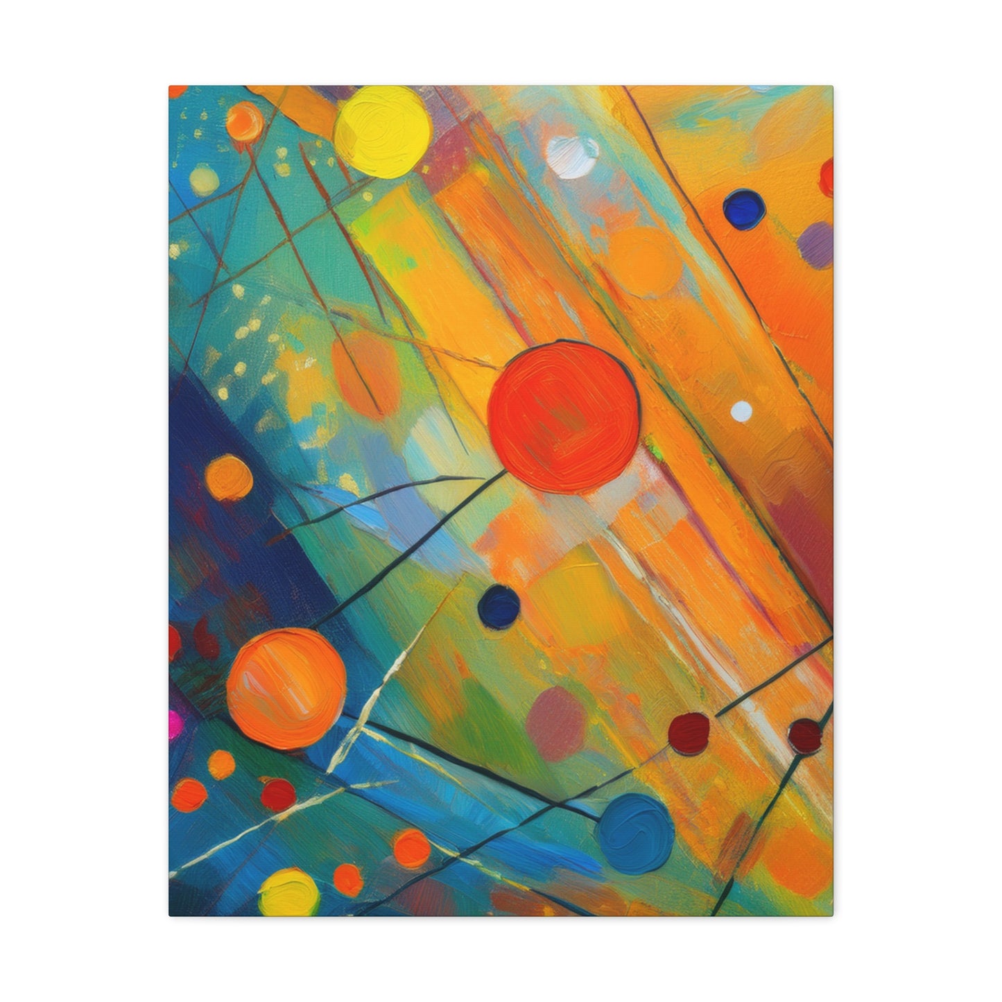 Abstract Oil Painting Print Canvas 20x24,20x30,24x30 24x32,24x36,30x40 32x48,36x48,40x60 Pine-Wood Inner Frame ABS-141