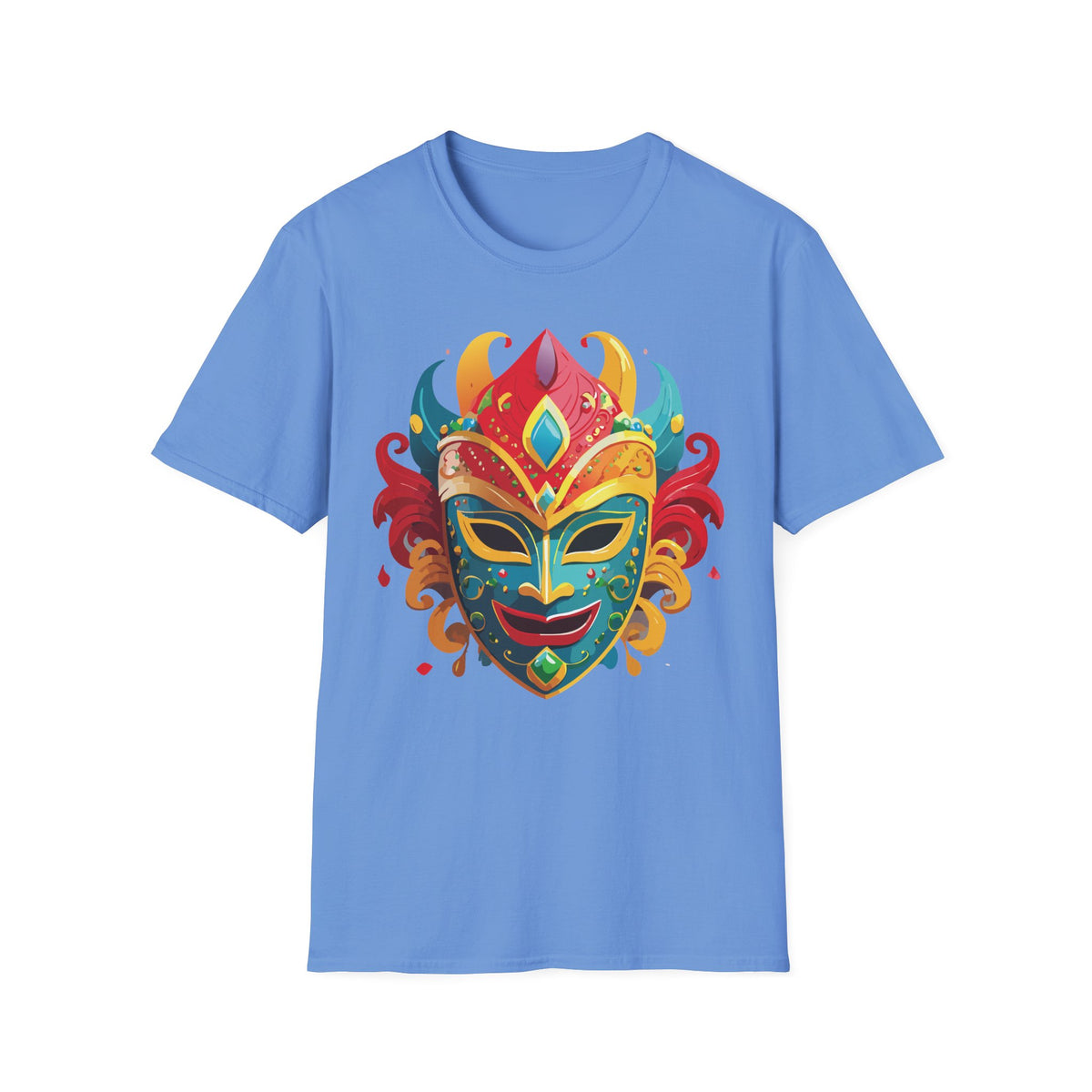 Mask Masquerade Carnival Graphic Tee Gildan Unisex 100 Cotton Tee Shirt a54