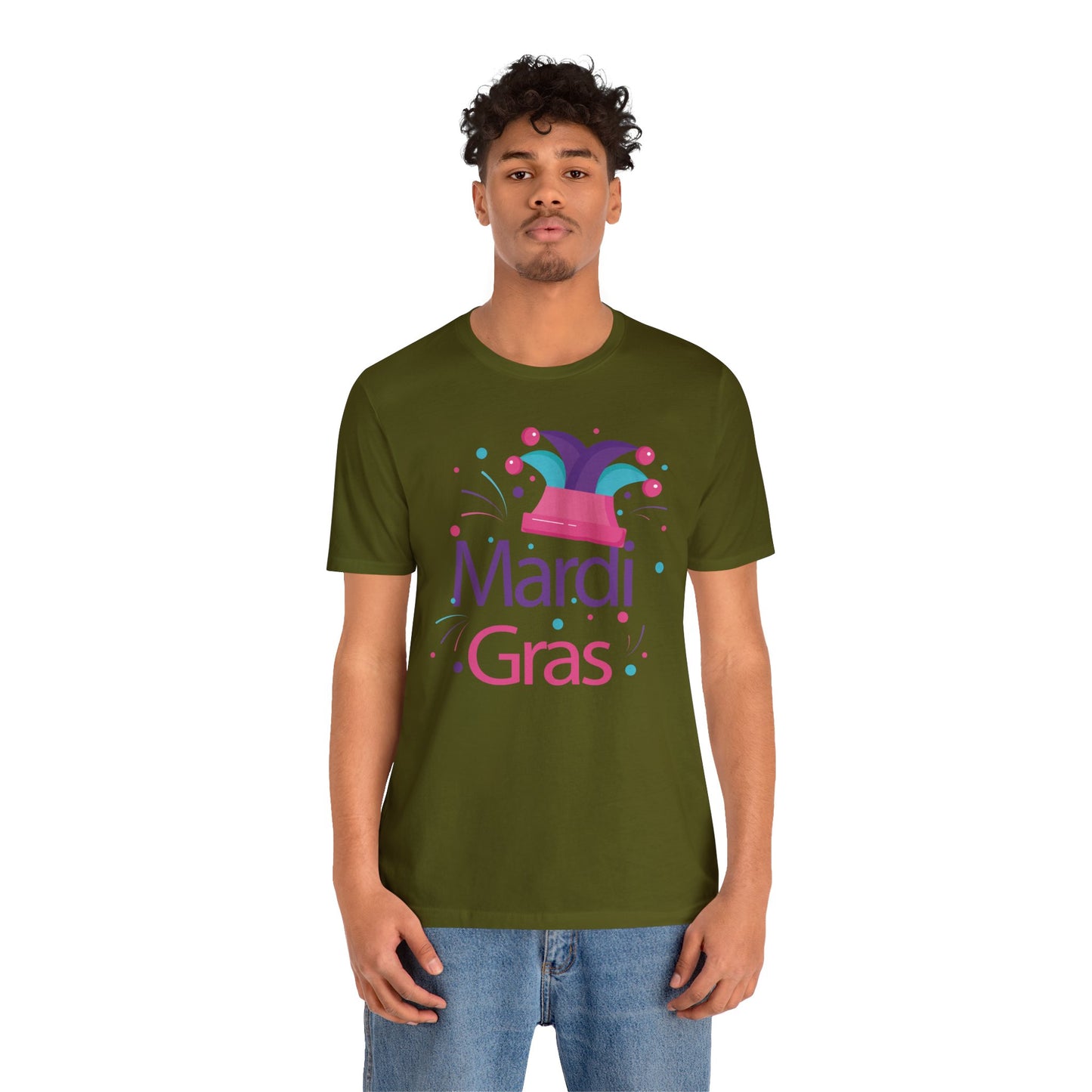 Unisex Cotton Tee Shirt for Mardi Gras