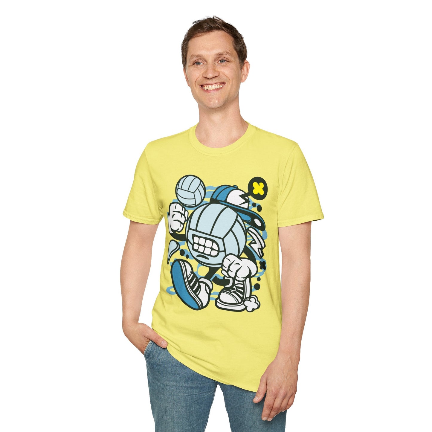 Unisex Cartoon T Shirt Animation Tee Funny Design Gildan Softstyle 64000 100 Percent Cotton