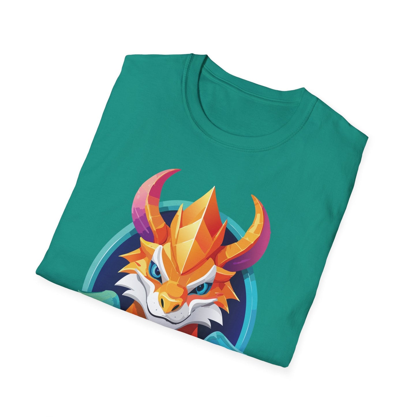 Dragon T Shirt Unisex Gildan Softstyle 64000 Comfortable Cotton Tee With Animal Design