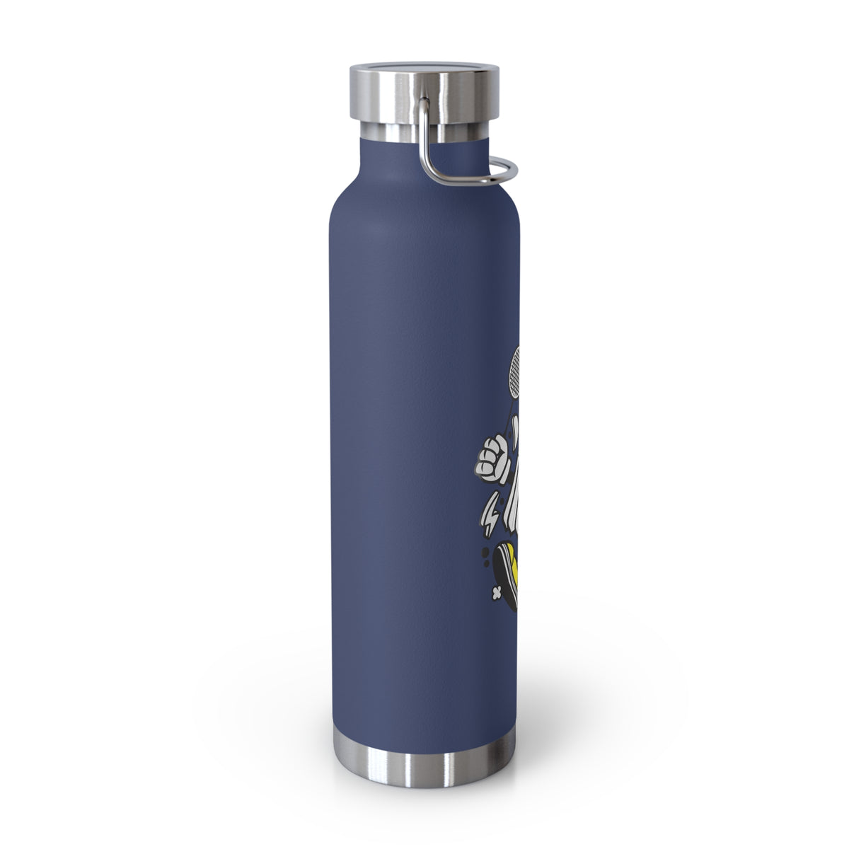 22oz Copper Insulated Water Bottle with Cartoon Design - CV35