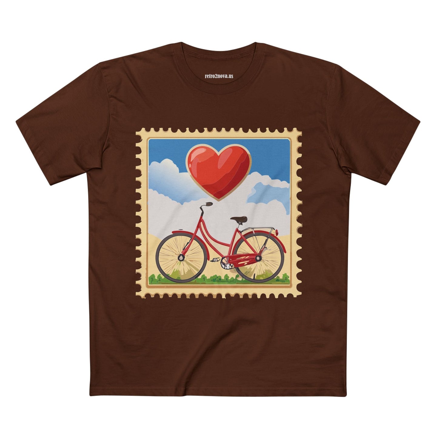 Stamp Shirt Postage Stamp Shirt Unisex Premium Cotton Tee With Original Art Design Retro2Nova