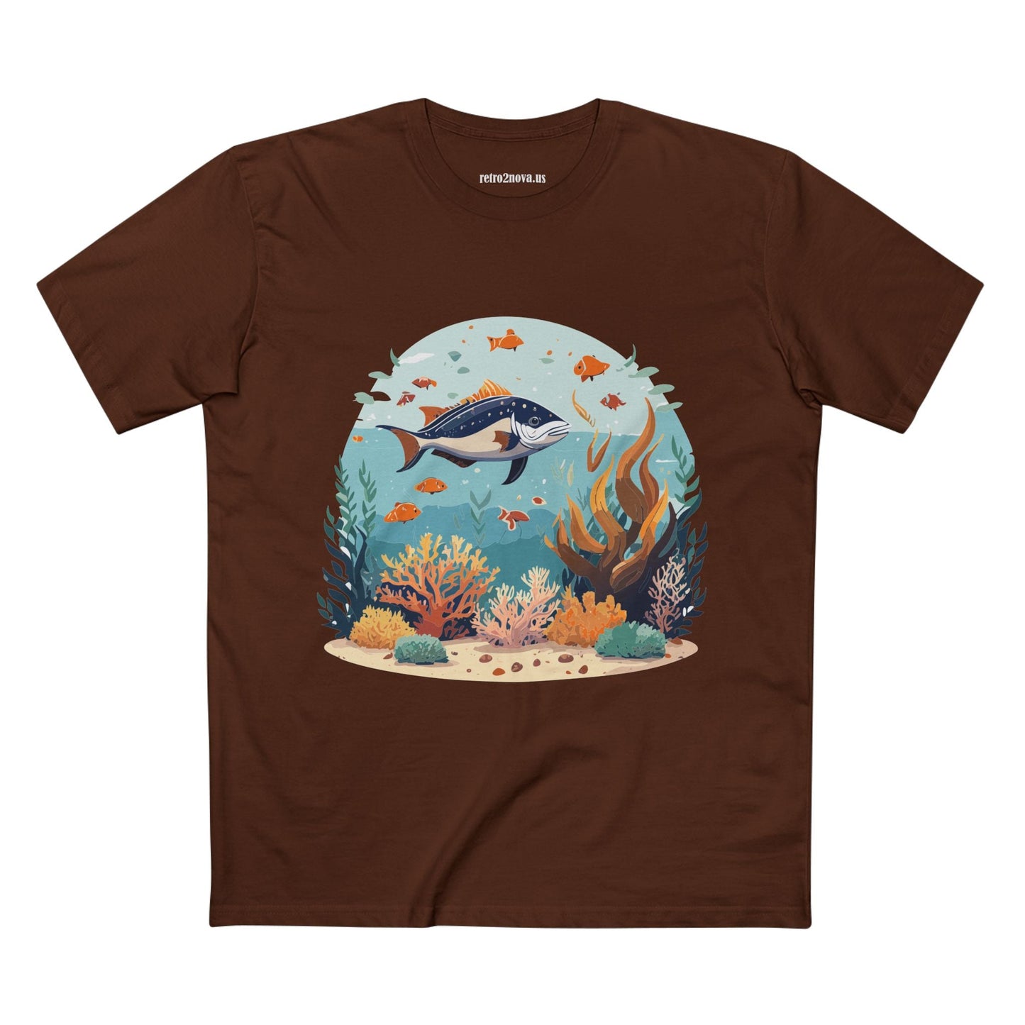 Ocean Pacific Ocean Shirt Unisex Premium Cotton Tee With Original Art Design Retro2Nova