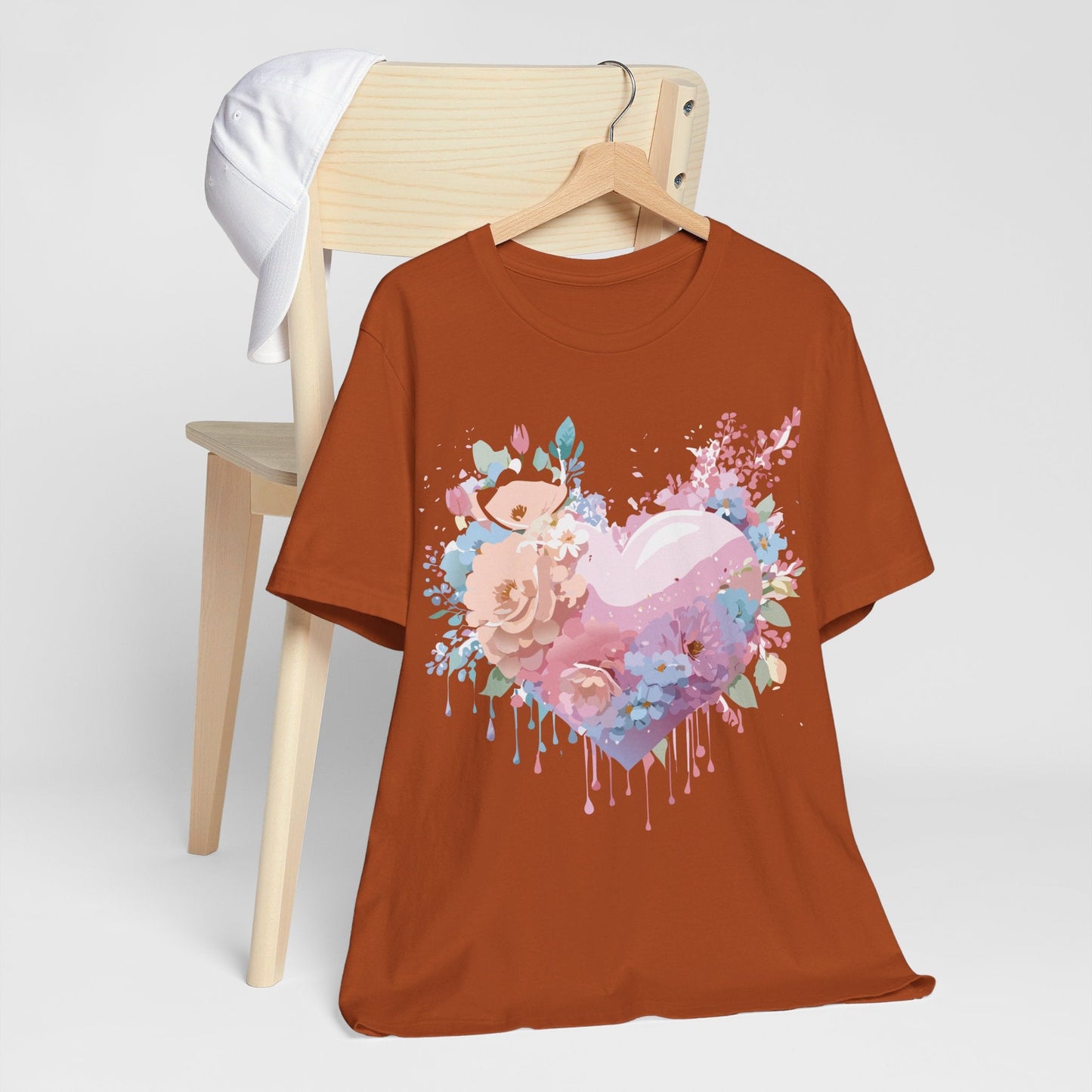 Adelpha Unisex Graphic Tee Valentine Shirts Vintage Inspired Artwork Short Sleeve Jersey