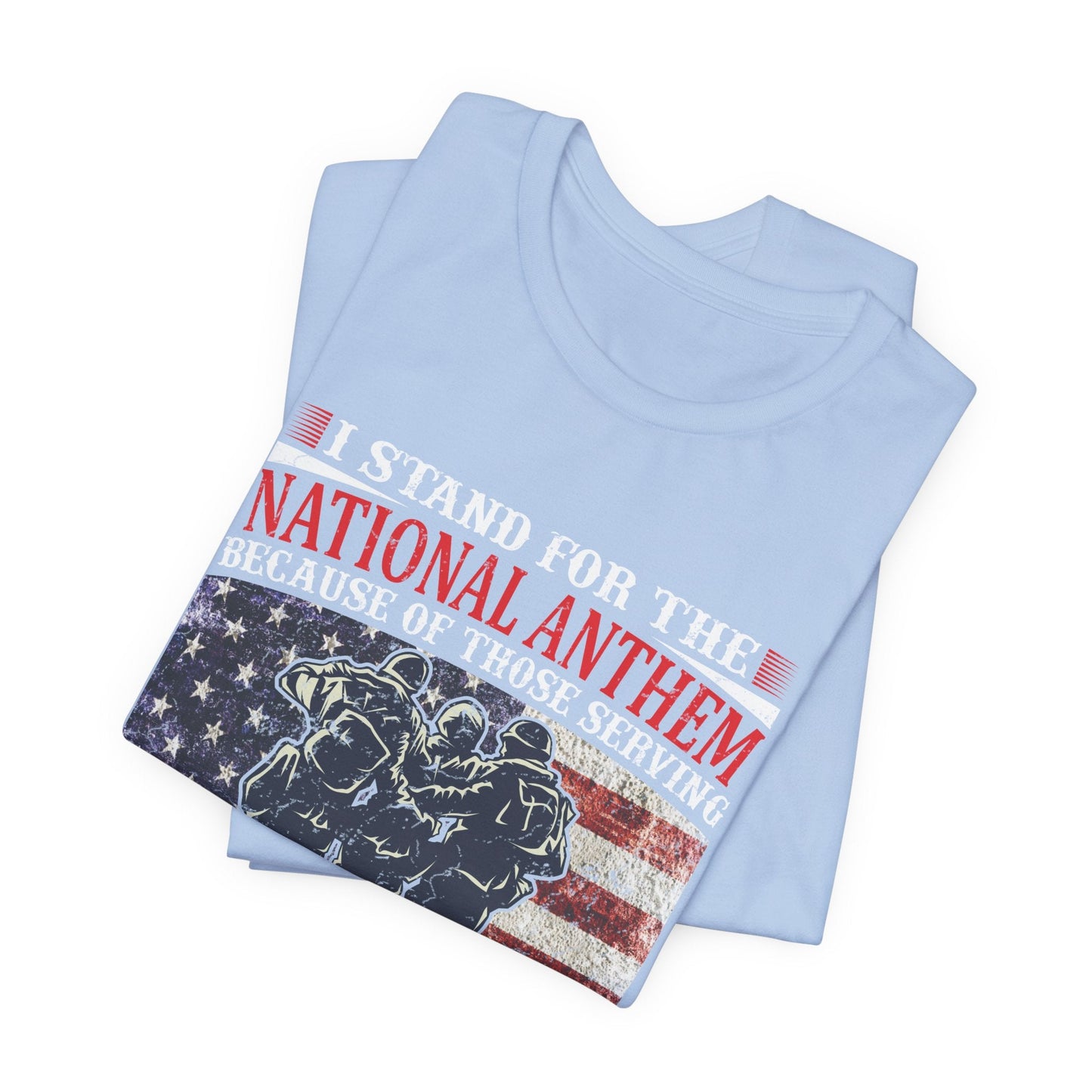 Army Veteran Patriotic Graphic Design Unisex Cotton T-Shirt v36