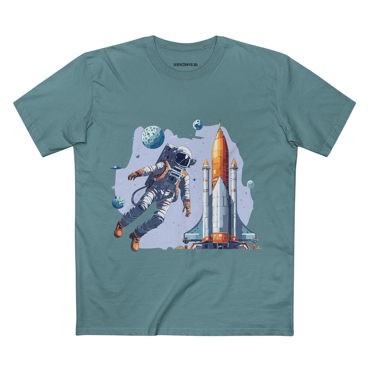Cosmos Astronaut Graphic Tee Staple Unisex 100 Cotton Tee Shirt - CS-15
