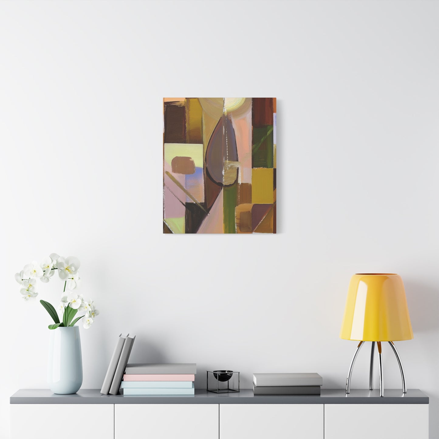 Abstract Geometric Painting Print Canvas 20x24,20x30,24x30 24x32,24x36,30x40 32x48,36x48,40x60 Pine-Wood Inner Frame ABS-55