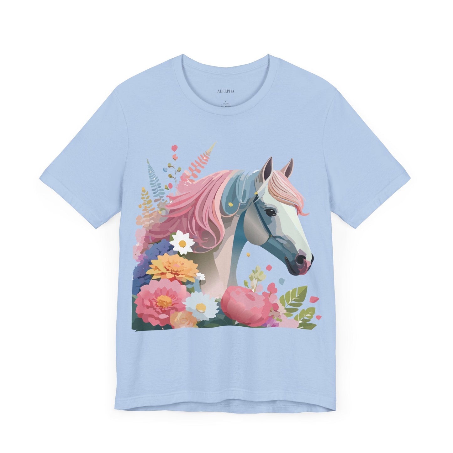 Horse Graphic Unisex 100 Cotton Vintage Animal Art T-Shirt 3