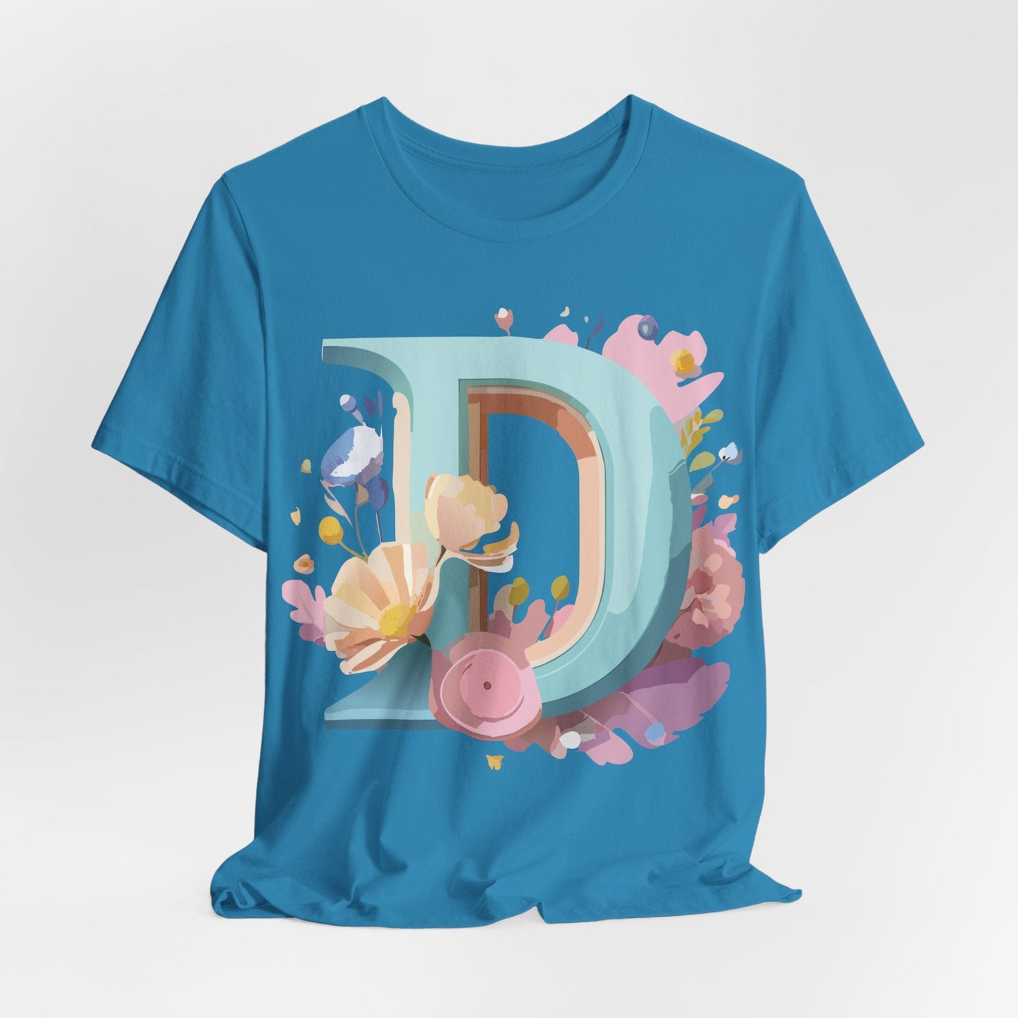 Adelpha Vintage Letter D Shirt Unisex Graphic Tee for Everyday Comfort and Style