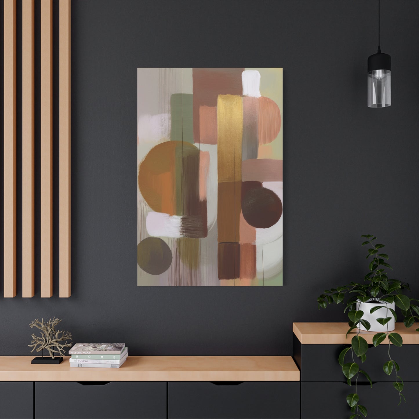 Abstract Geometric Painting Print Canvas 20x24,20x30,24x30 24x32,24x36,30x40 32x48,36x48,40x60 Pine-Wood Inner Frame ABS-52