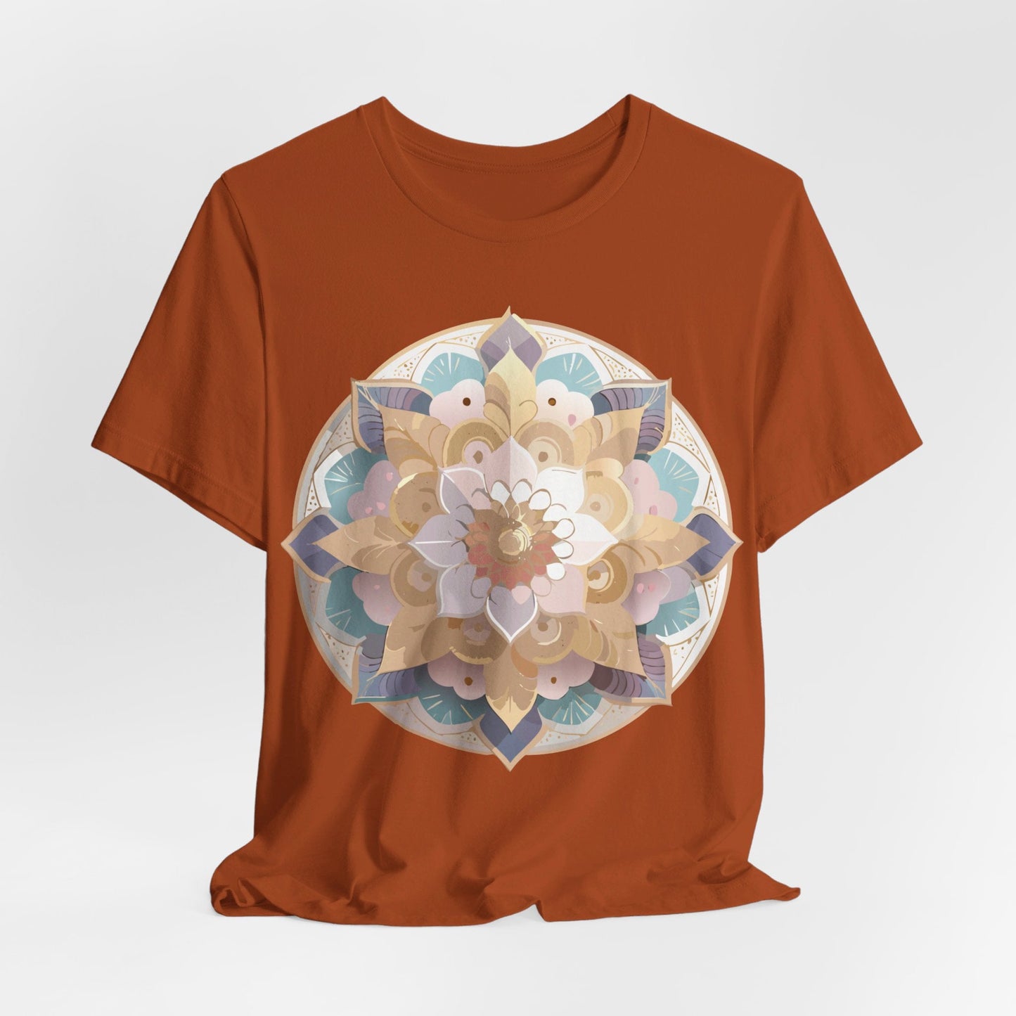 Adelpha Mandala Graphic Tee Unisex Jersey Short Sleeve Vintage Inspired Art Design Shirt