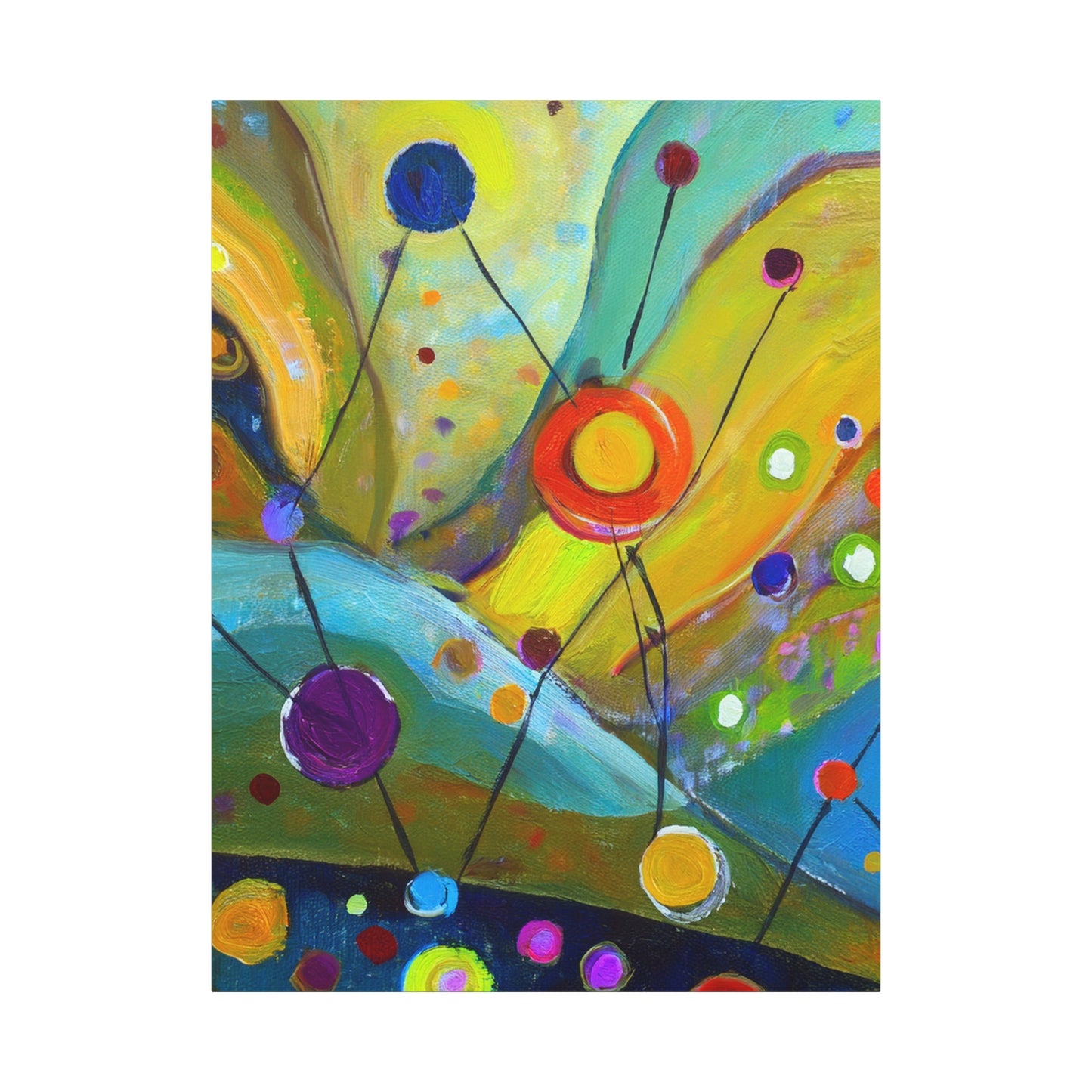 Abstract Oil Painting Print Canvas 20x24,20x30,24x30 24x32,24x36,30x40 32x48,36x48,40x60 Pine-Wood Inner Frame ABS-129