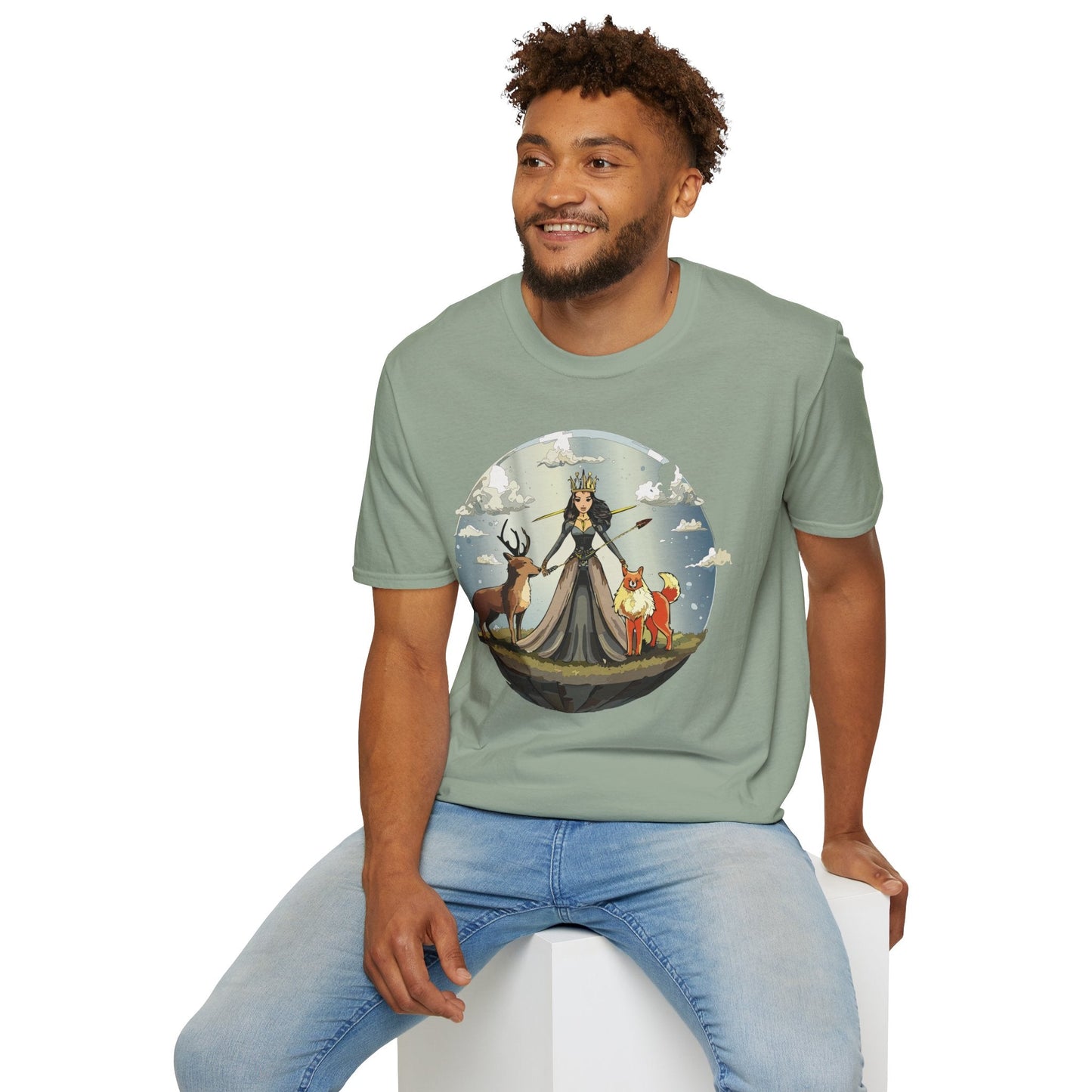 Womens Graphic T Shirt Art Design Tee Softstyle Gildan 64000 Cotton Comfort Fit Casual Wear