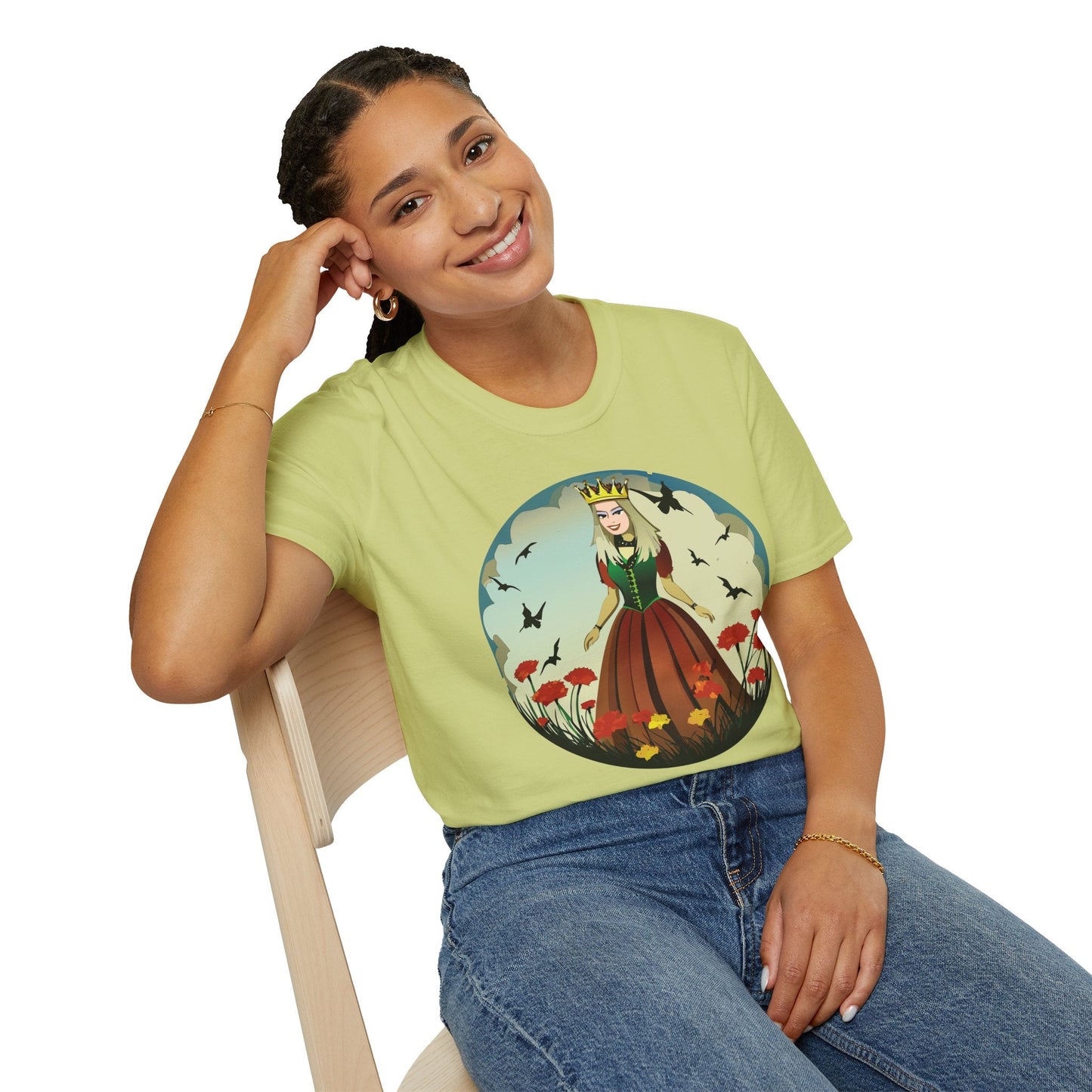 Womens Graphic T Shirts Art Design Tee Softstyle 64000 Unisex Short Sleeve Comfort