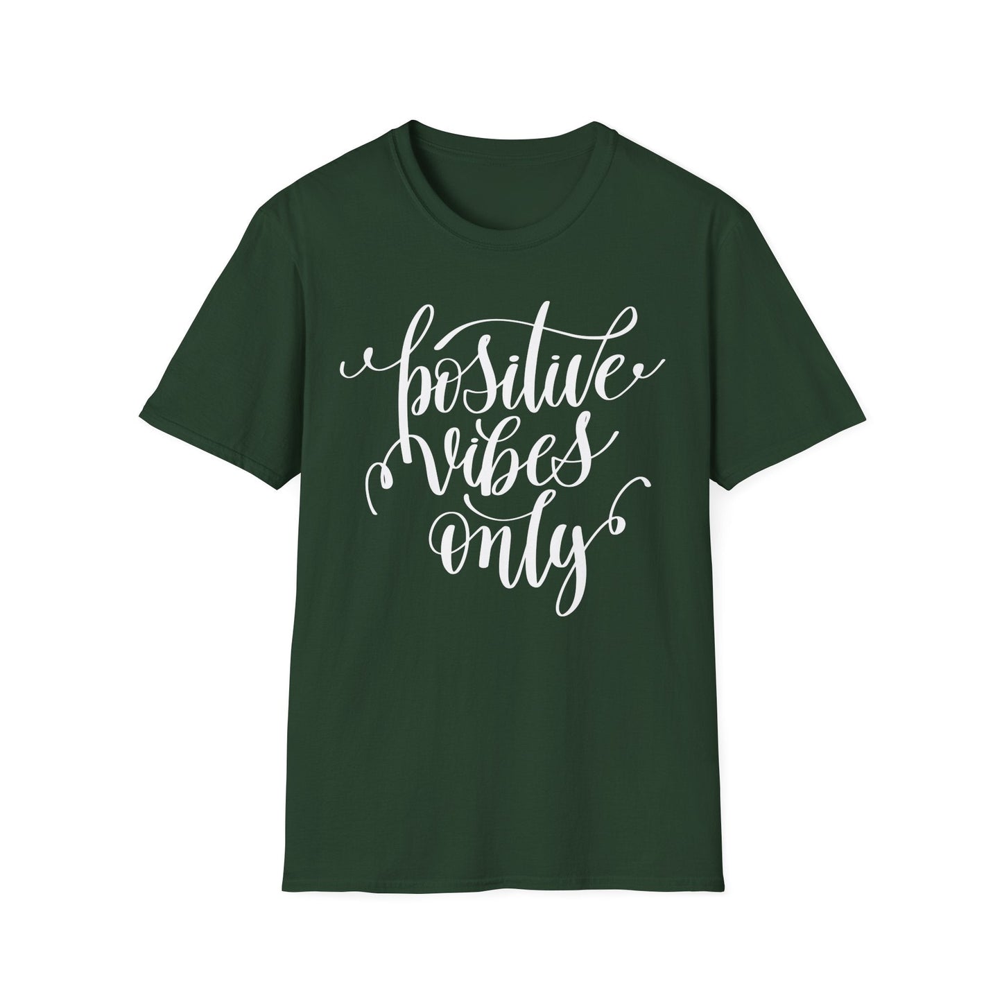 Positive Slogan T Shirts With Positive Words Unisex Short Sleeve Tee Gildan Softstyle 64000 Ring Spun Cotton