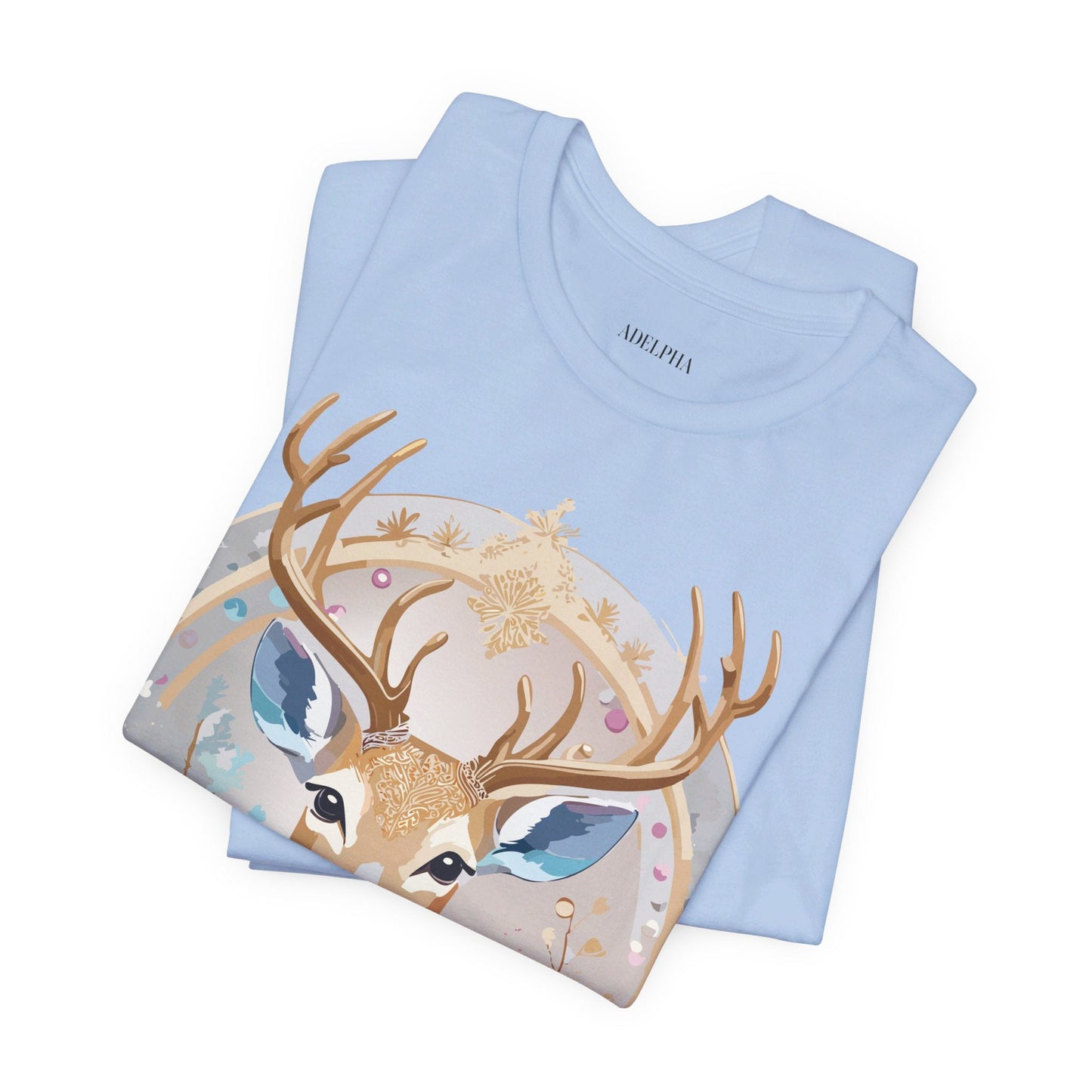 Adelpha Medallion Graphic Tee Unisex Short Sleeve Vintage Inspired Artwork Shirt