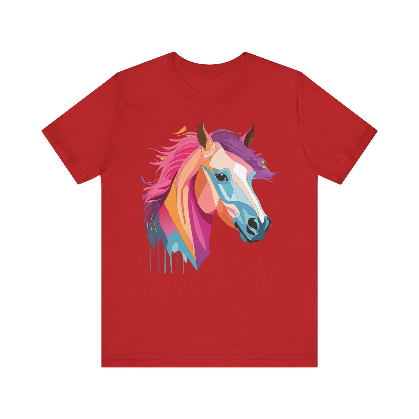 Unisex Animal Shirt Art Design Short Sleeve With Wild Animals Graphic Print Comfort Tee