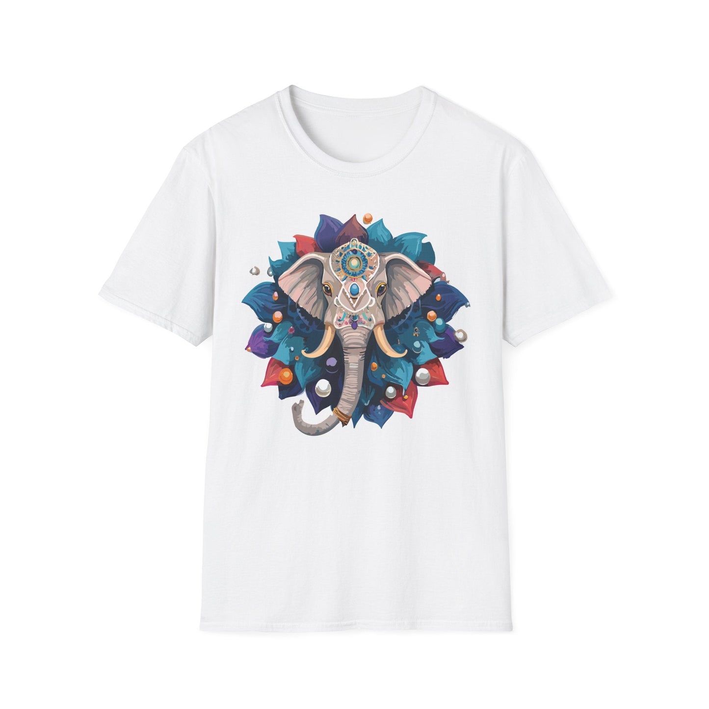 Elephant T Shirt Unisex Softstyle 64000 Short Sleeve Cotton Tee Comfortable Everyday Wear