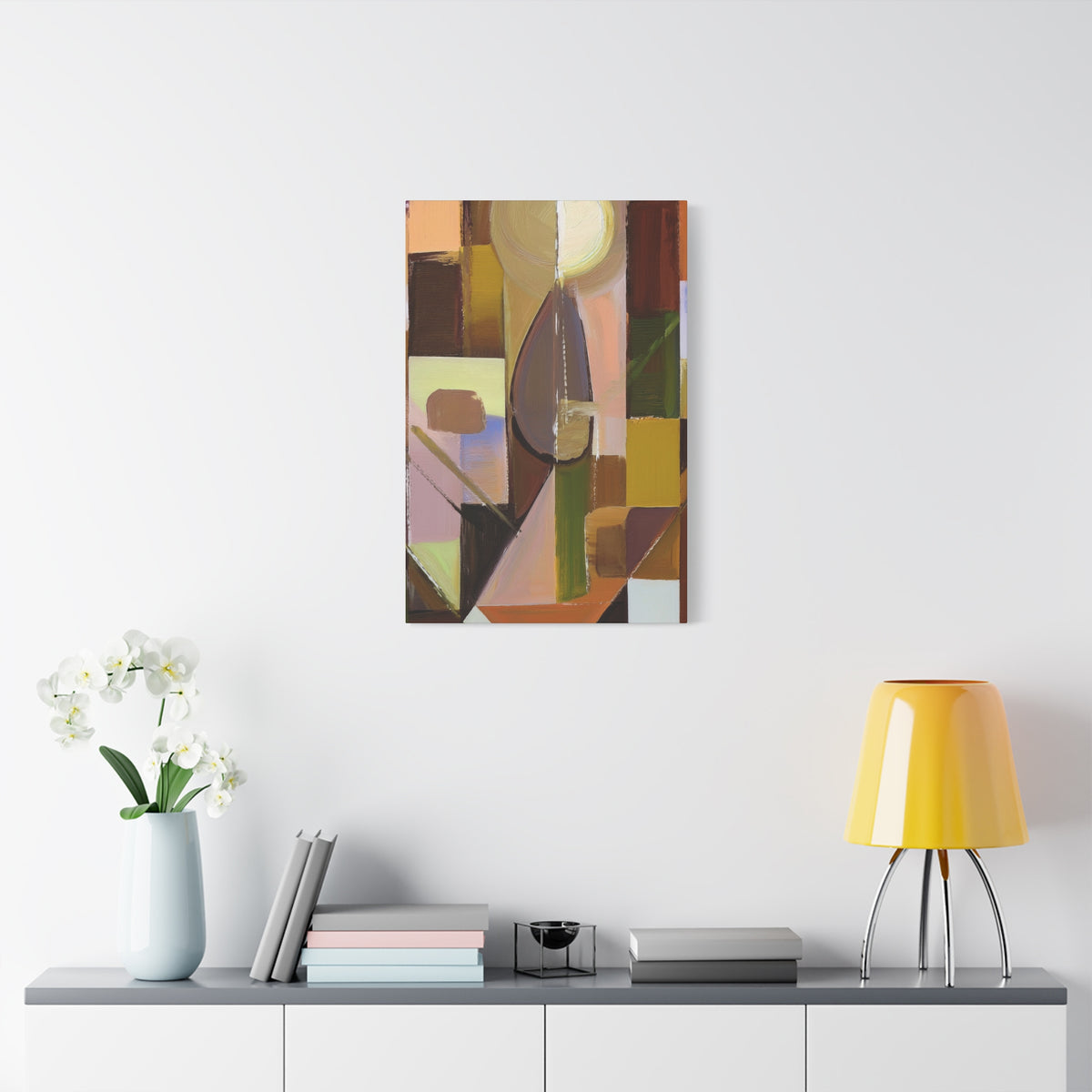 Abstract Geometric Painting Print Canvas 20x24,20x30,24x30 24x32,24x36,30x40 32x48,36x48,40x60 Pine-Wood Inner Frame ABS-55