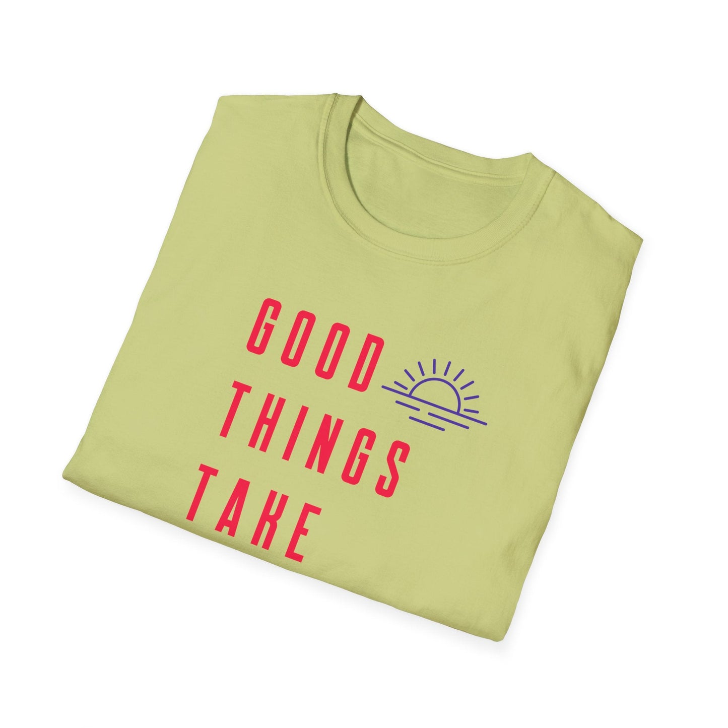 Positive Slogan T Shirt Unisex Gildan Softstyle 64000 Ring Spun Cotton Tee With Positive Words