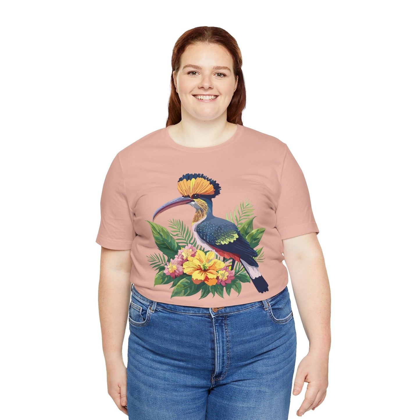 Unisex Animal Tee Shirt With Art Design Wild Animals Short Sleeve Jersey Tee For Everyday
