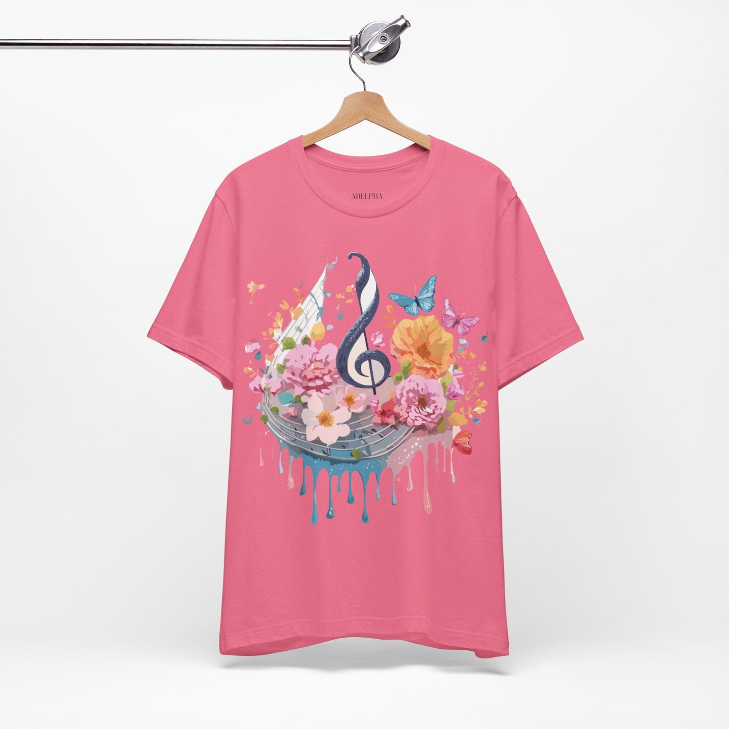 Adelpha Graphic T Shirt Unisex Jersey Short Sleeve Vintage Inspired Artwork Music Tee