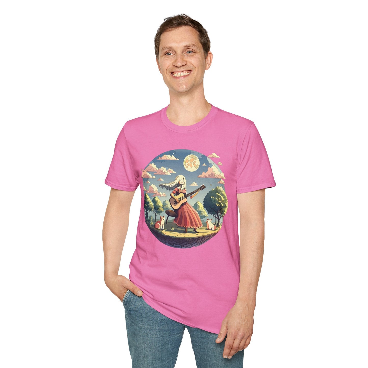Womens Graphic T Shirts Art Design Tee Softstyle 100 Percent Cotton Unisex Gildan 64000