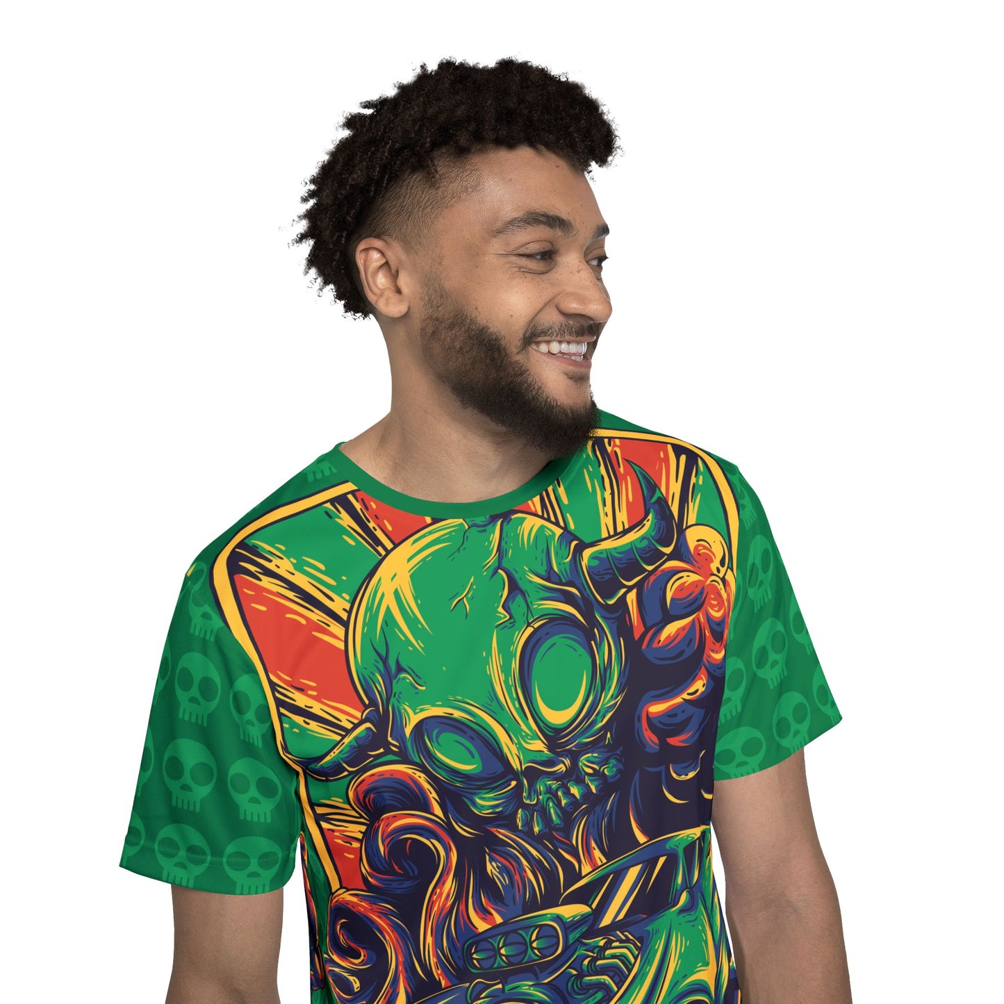 Be24 Fun Graphic T-Shirt, Art Design Poly Shirt, All Over Print Graphic Tee, Monsters T-Shirt, Cartoon Tees