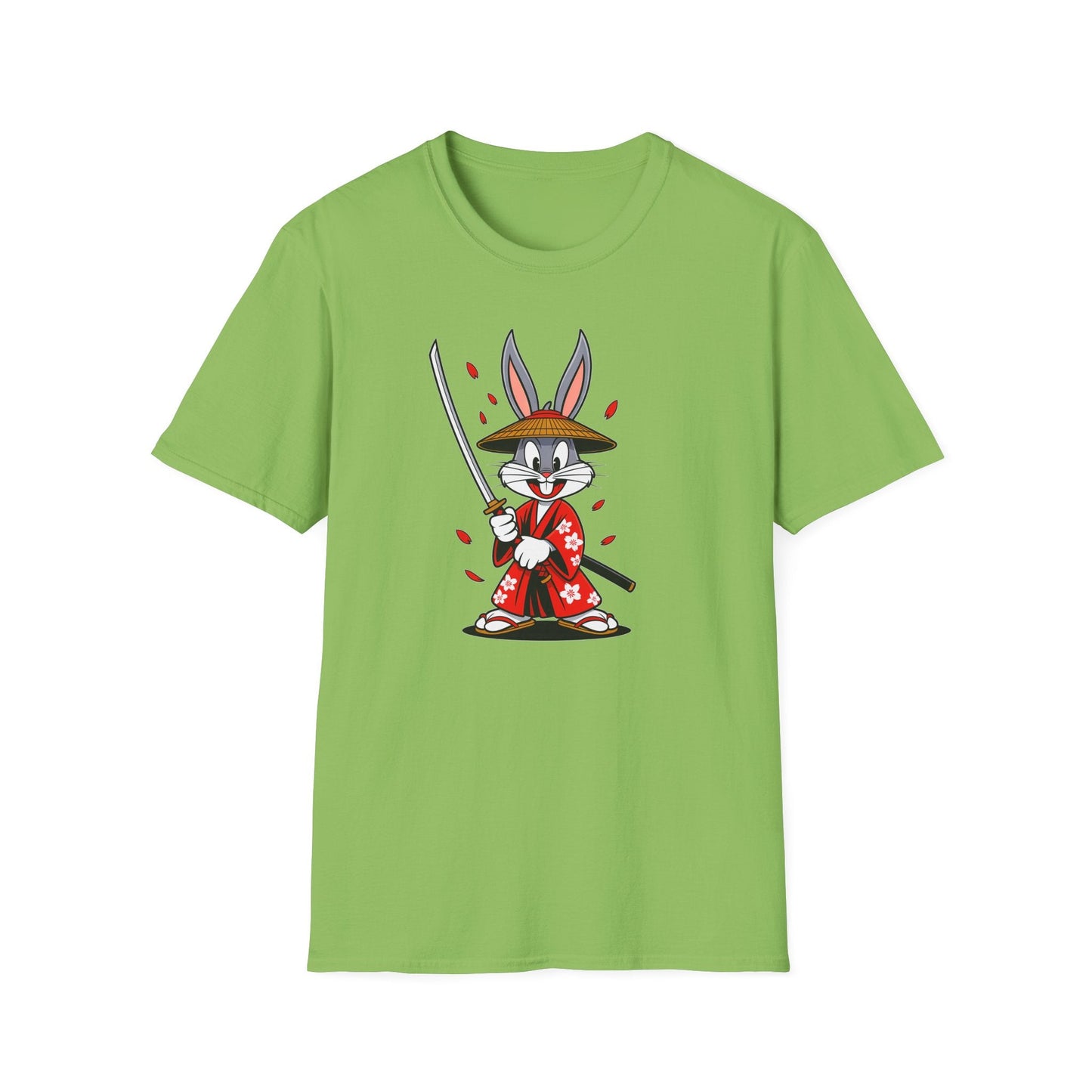 Bugs Bunny Graphic T Shirt Unisex Gildan Softstyle 64000 Cotton Tee Cartoon Animation Design